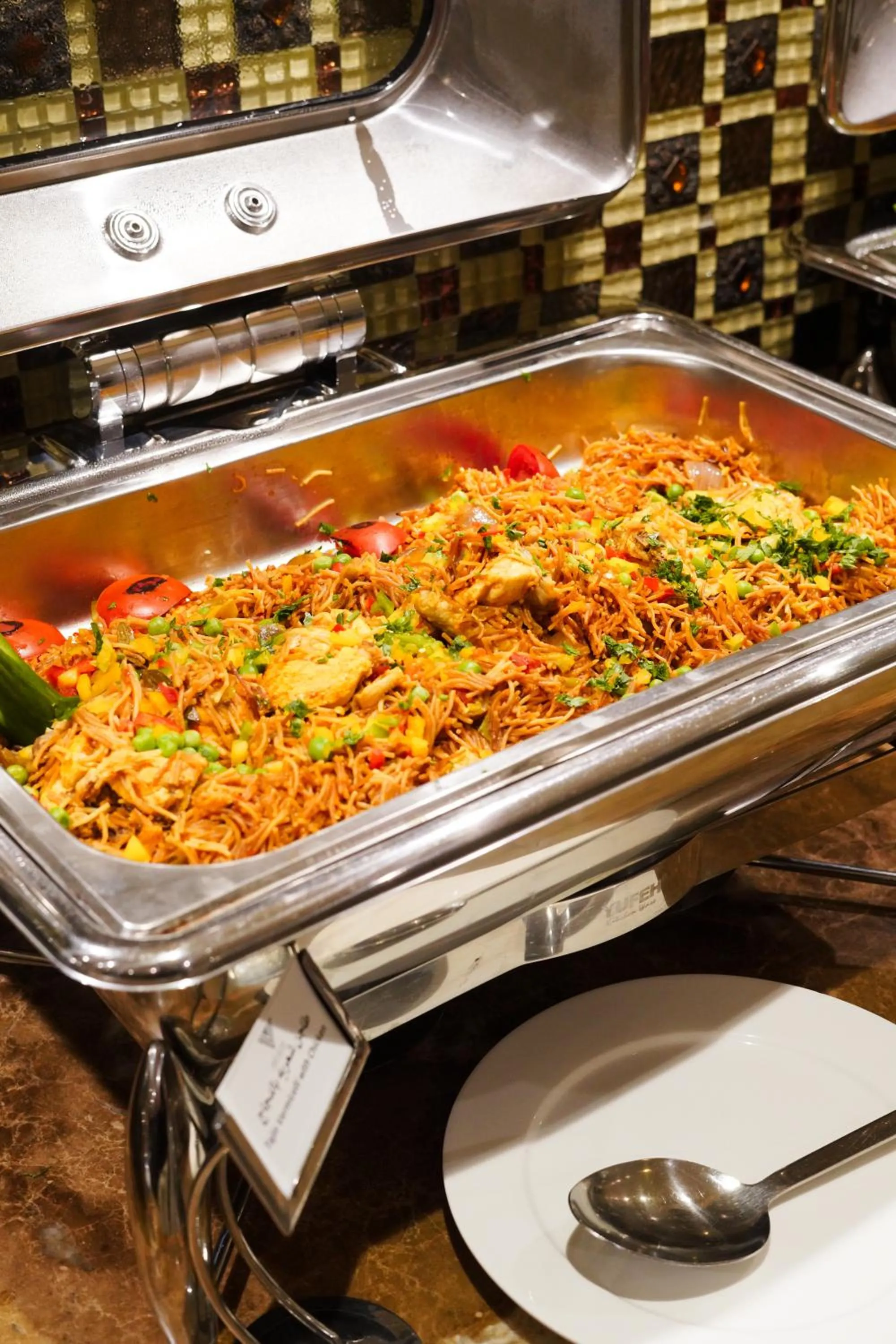 Buffet breakfast in Verta Quraish Hotel Jeddah