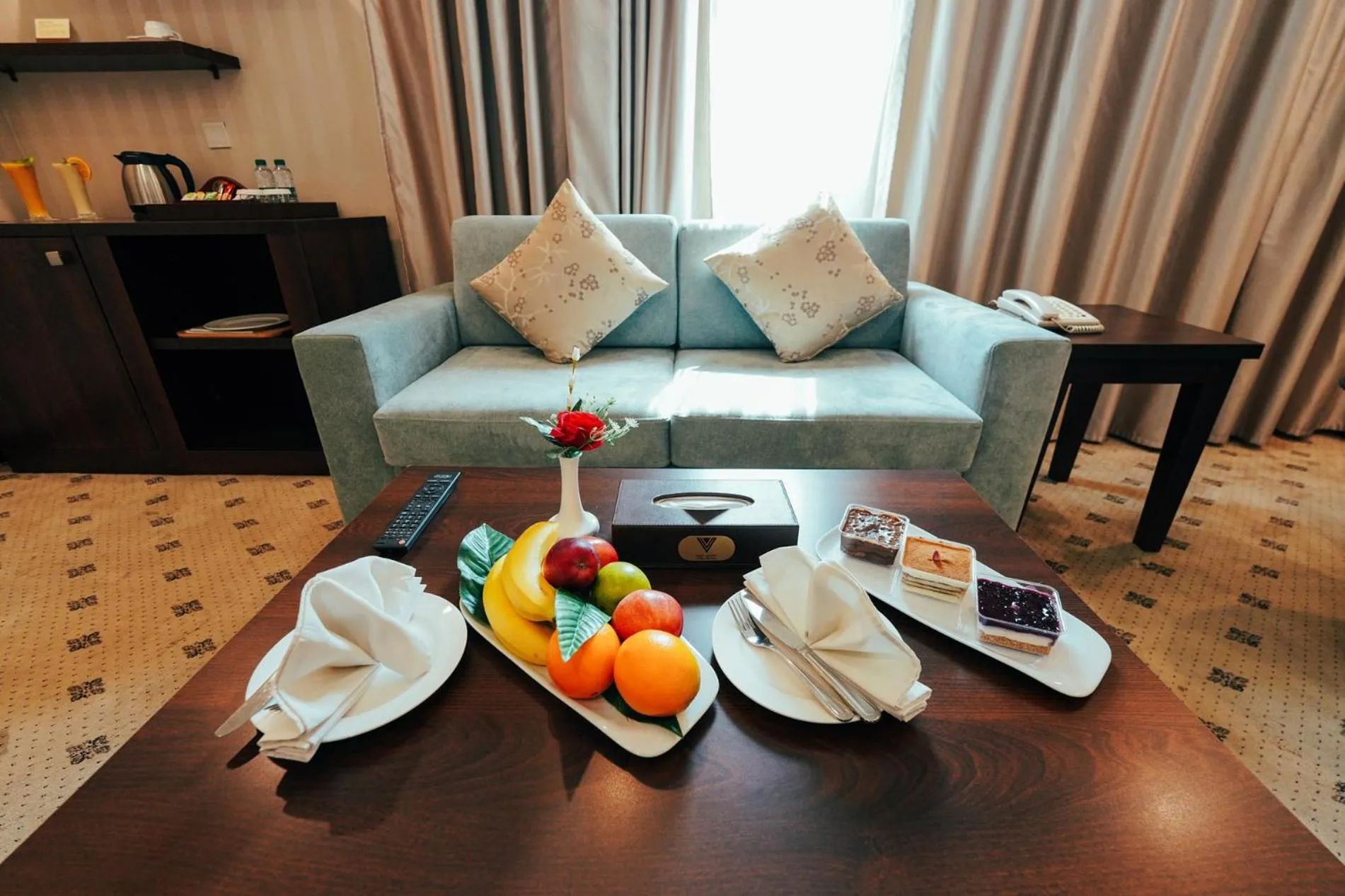 Living room in Verta Quraish Hotel Jeddah