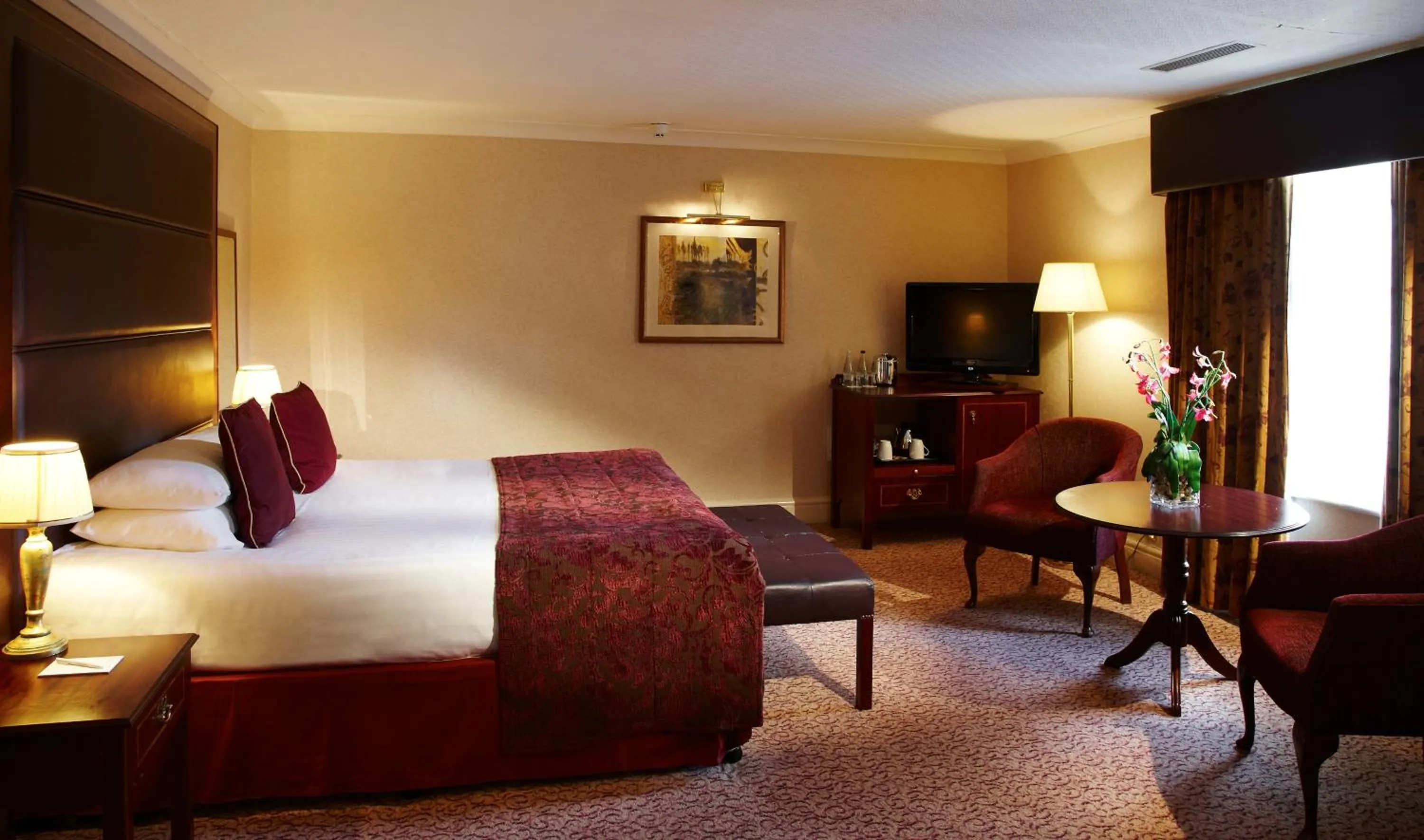 Bedroom, Bed in Shrigley Hall Hotel