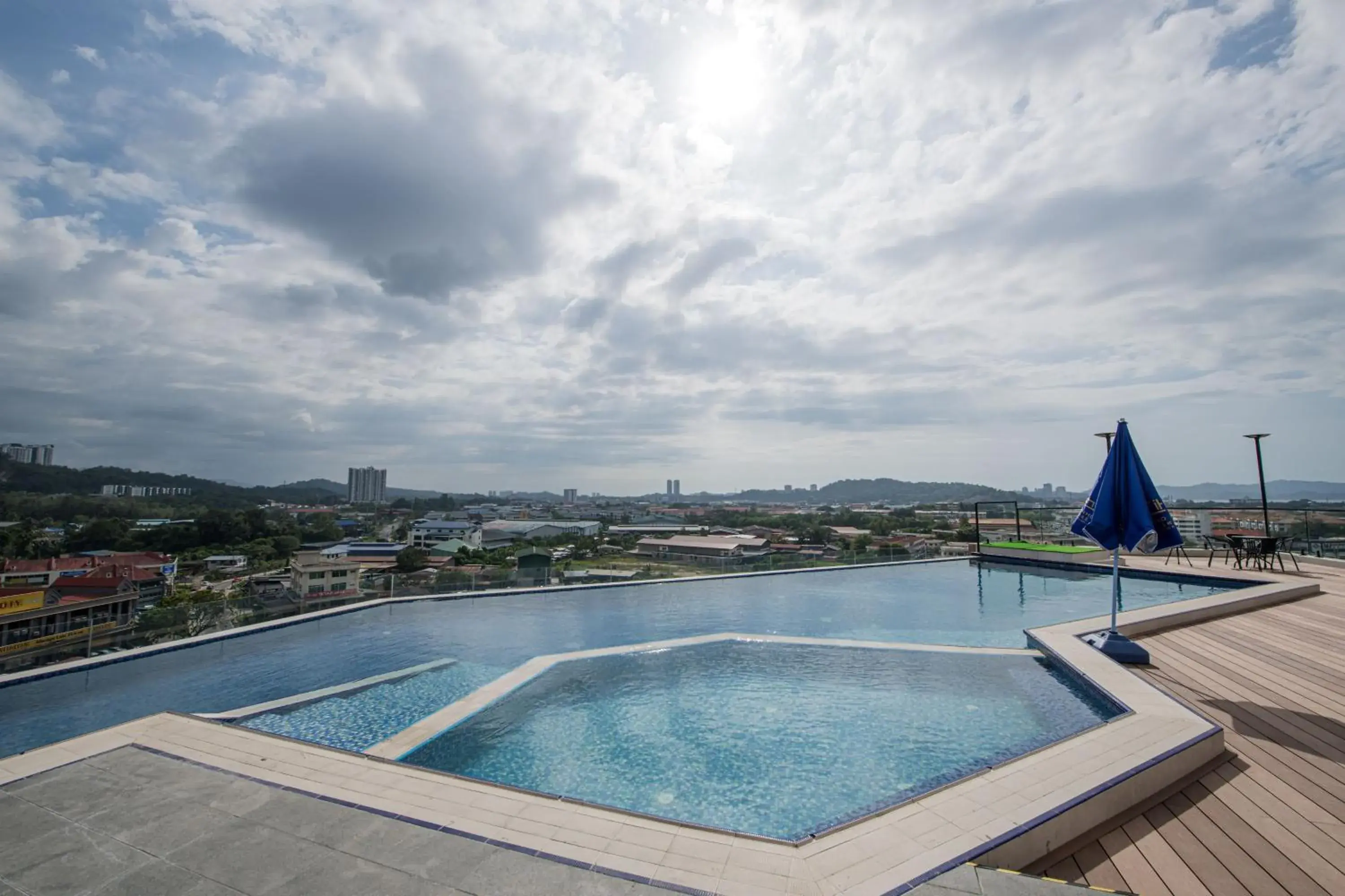 Swimming pool in Grand InHotel Kota Kinabalu Swimming pool in Grand InHotel Kota Kinabalu