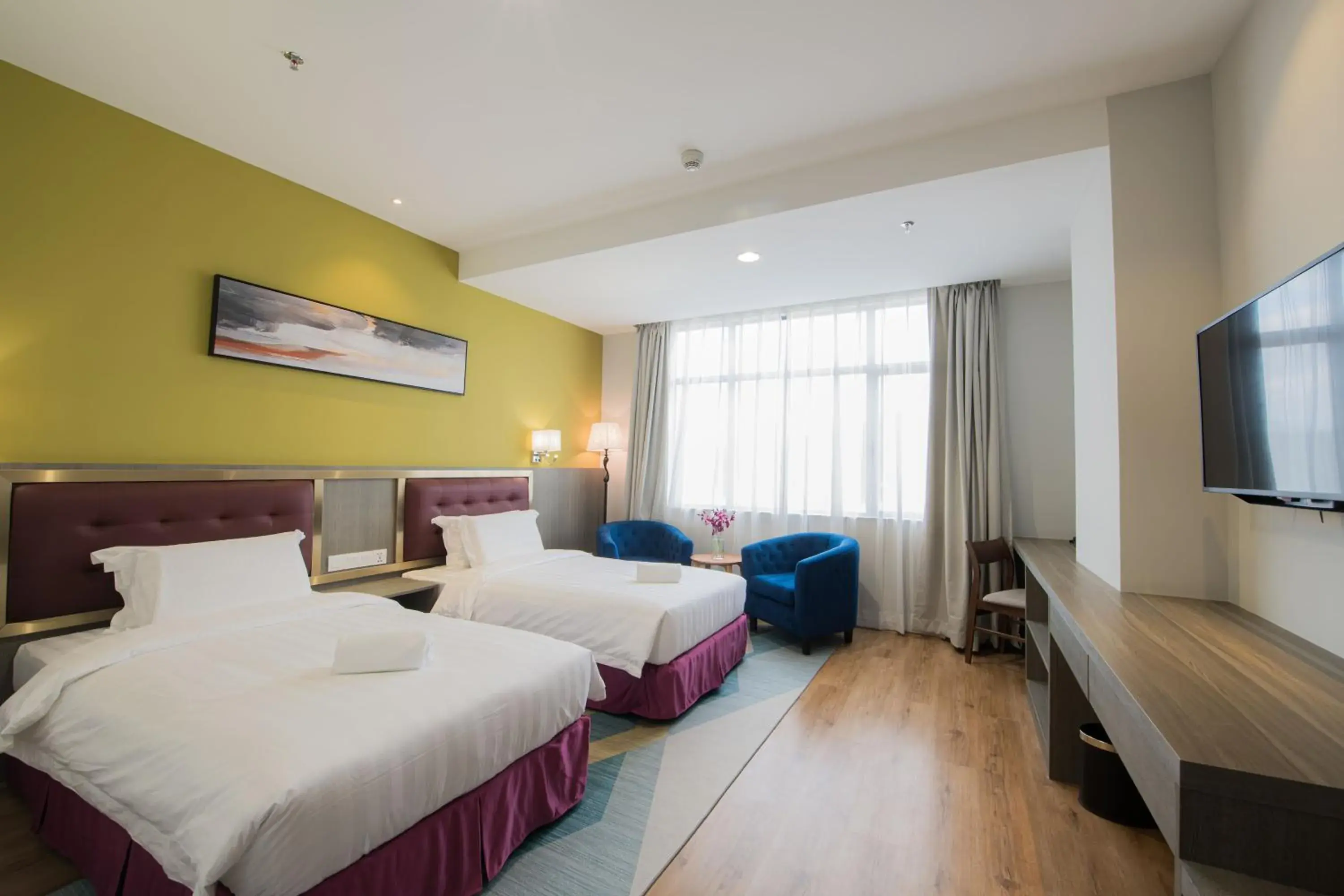 Deluxe Twin Room in Grand InHotel Kota Kinabalu Deluxe Twin Room in Grand InHotel Kota Kinabalu