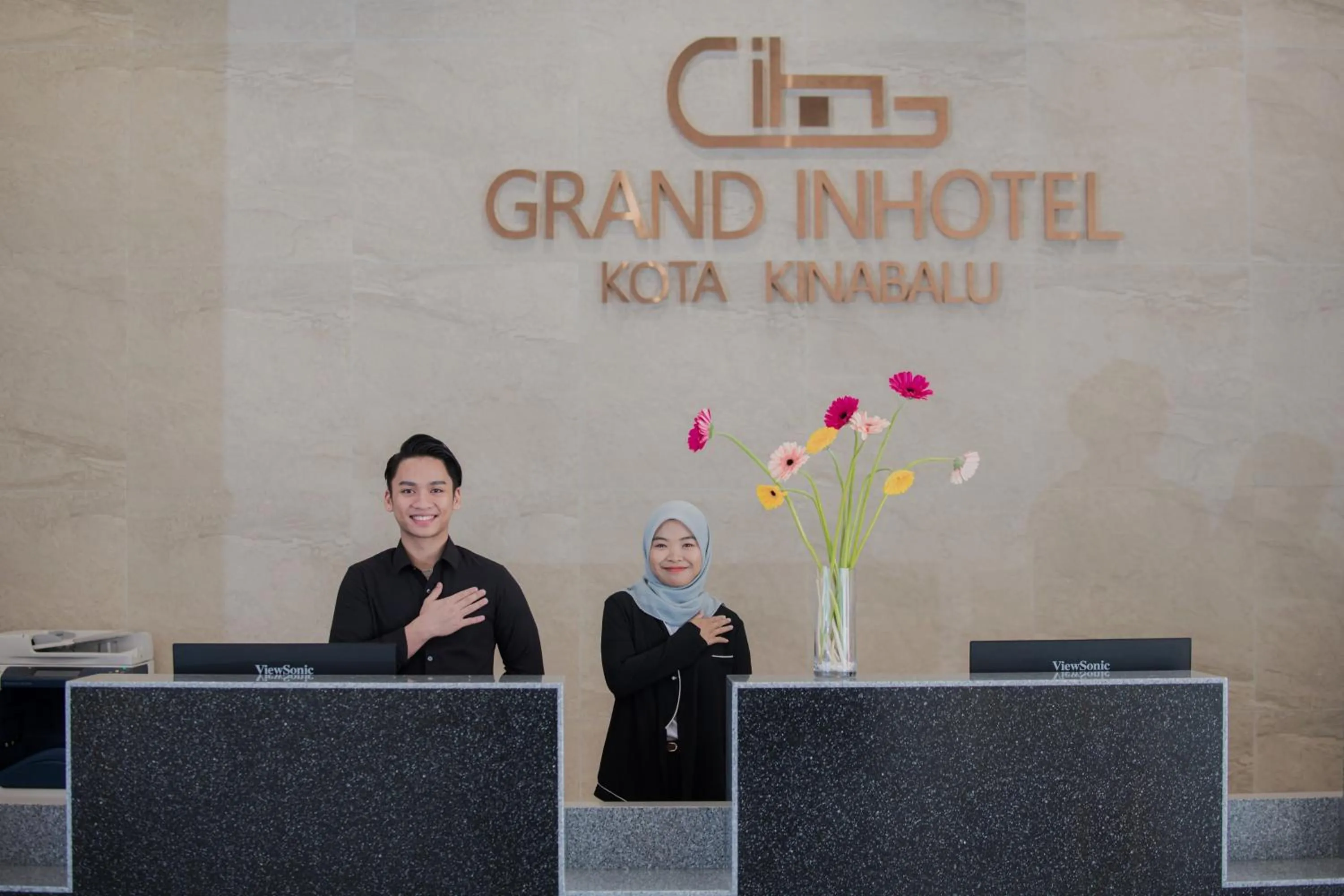 Lobby or reception in Grand InHotel Kota Kinabalu