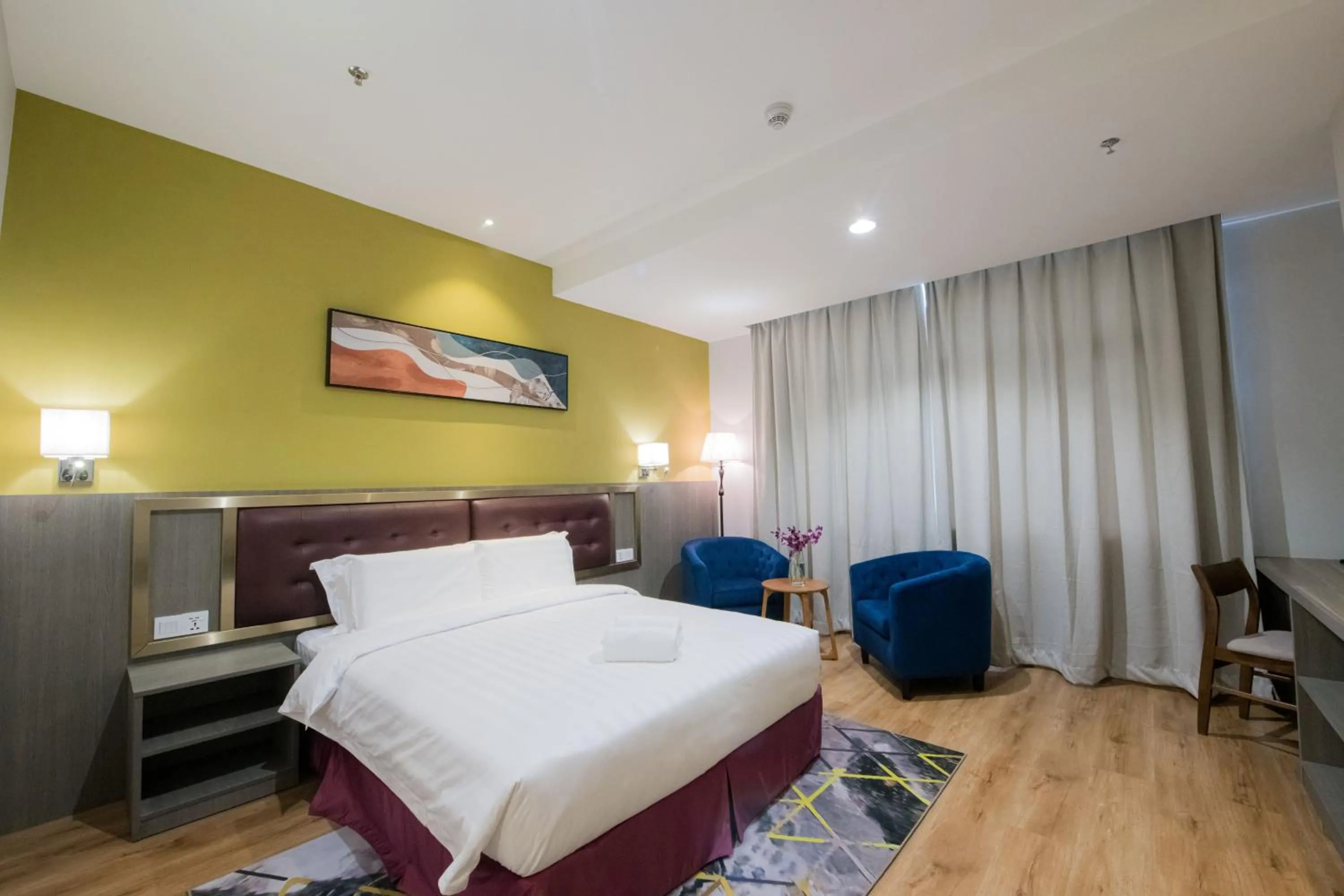 Bed in Grand InHotel Kota Kinabalu