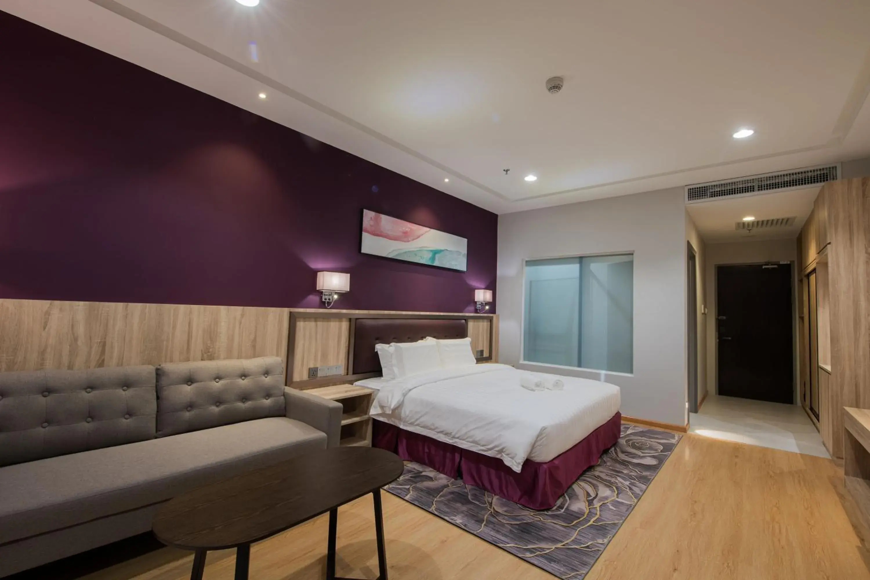 Bed in Grand InHotel Kota Kinabalu Bed in Grand InHotel Kota Kinabalu