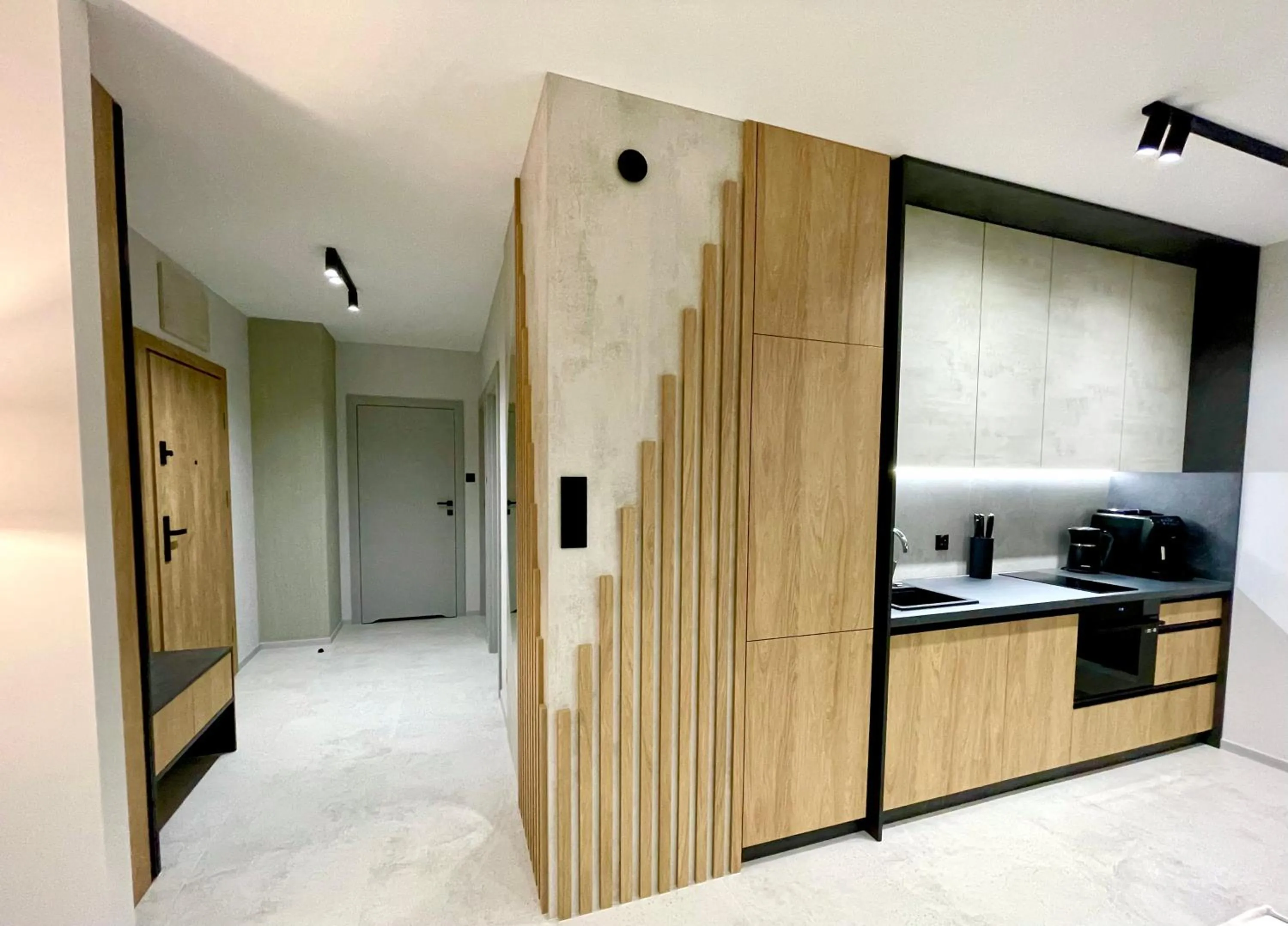 Kitchen or kitchenette in Apartament Bajeczny nad jeziorem Drwęckiem ROYAL APARTS OSTRÓDA