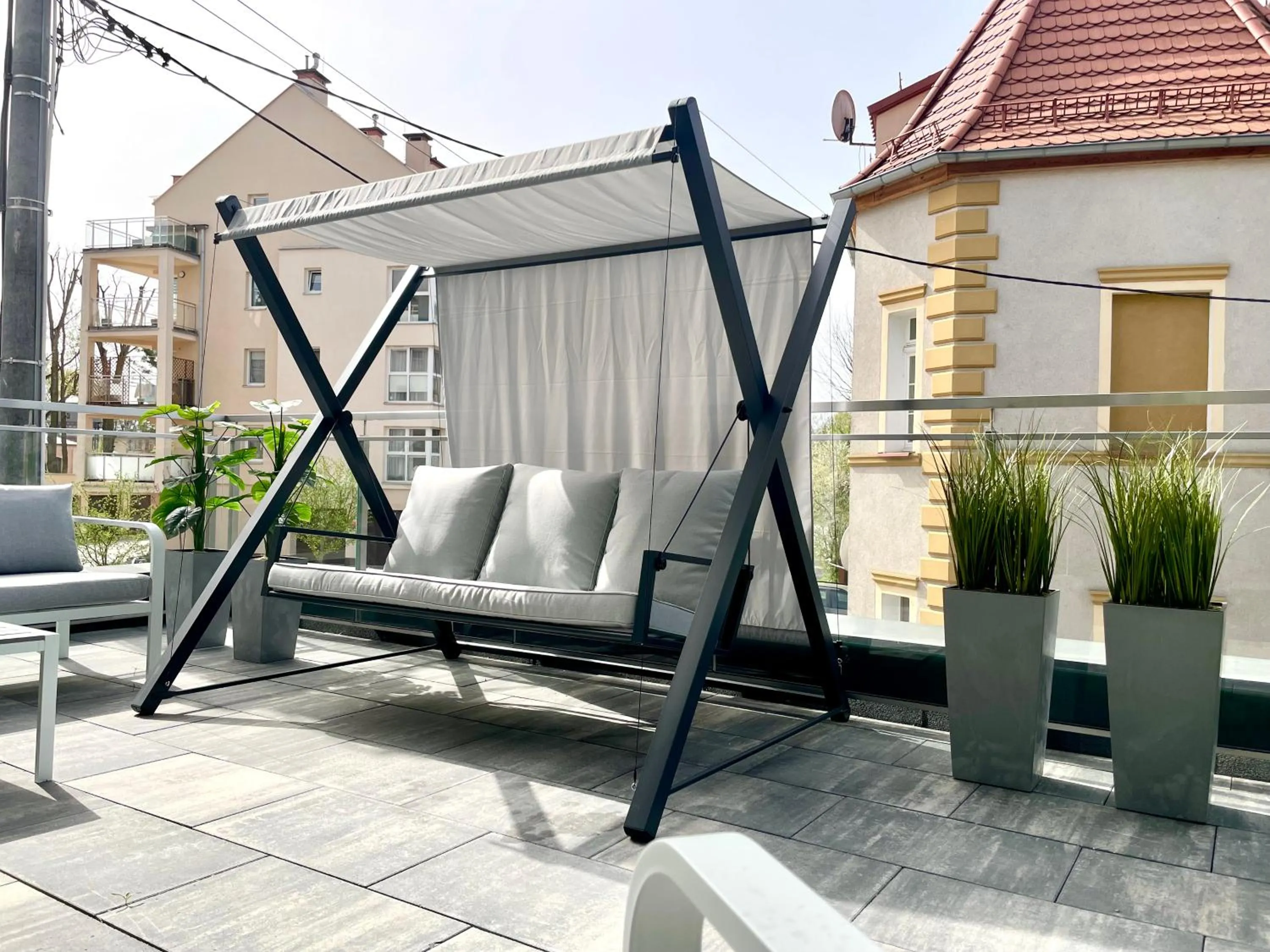 Balcony/Terrace in Apartament Bajeczny nad jeziorem Drwęckiem ROYAL APARTS OSTRÓDA