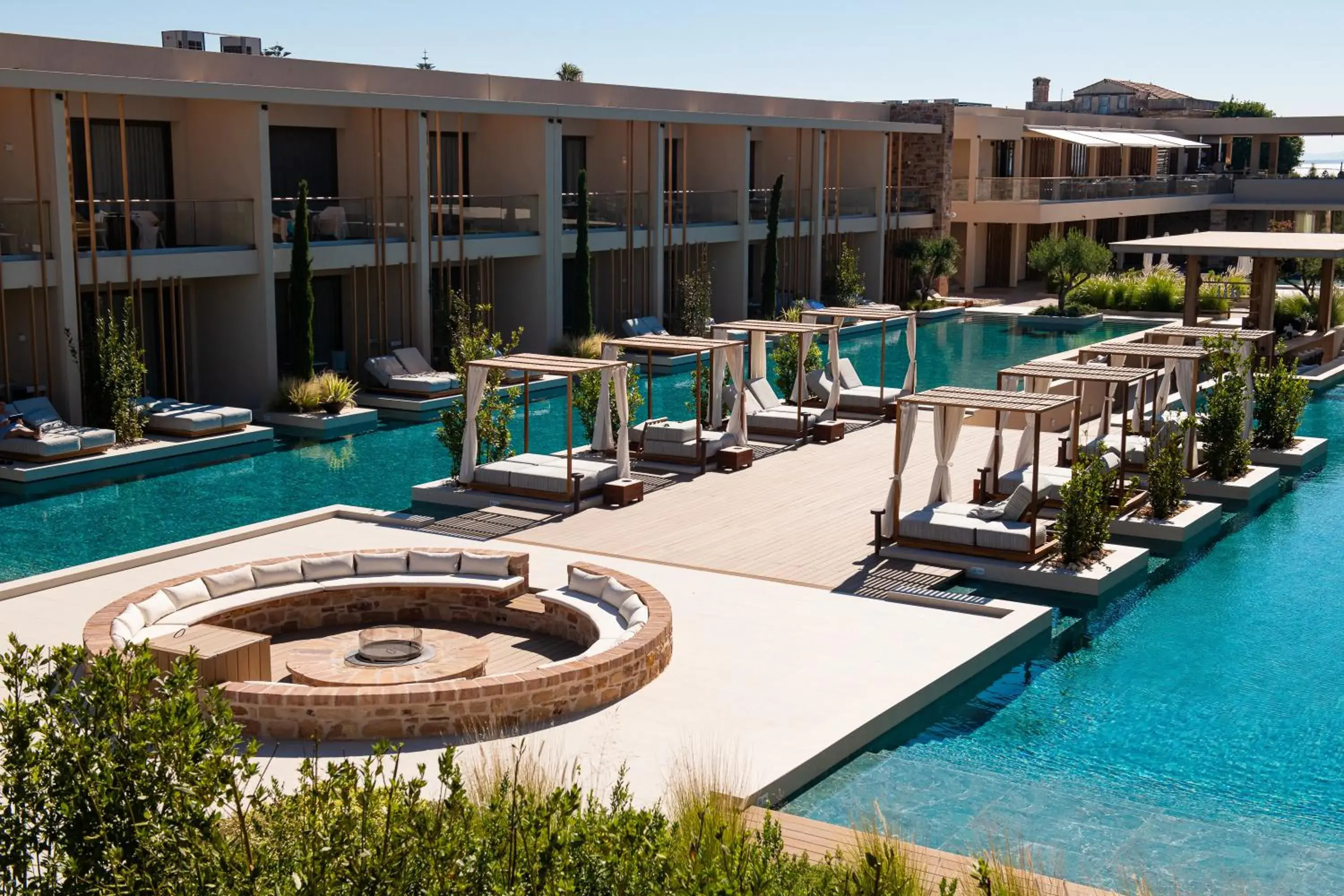 Swimming pool in Royal Pearl Island Chios Hotel and Spa Swimming pool in Royal Pearl Island Chios Hotel and Spa