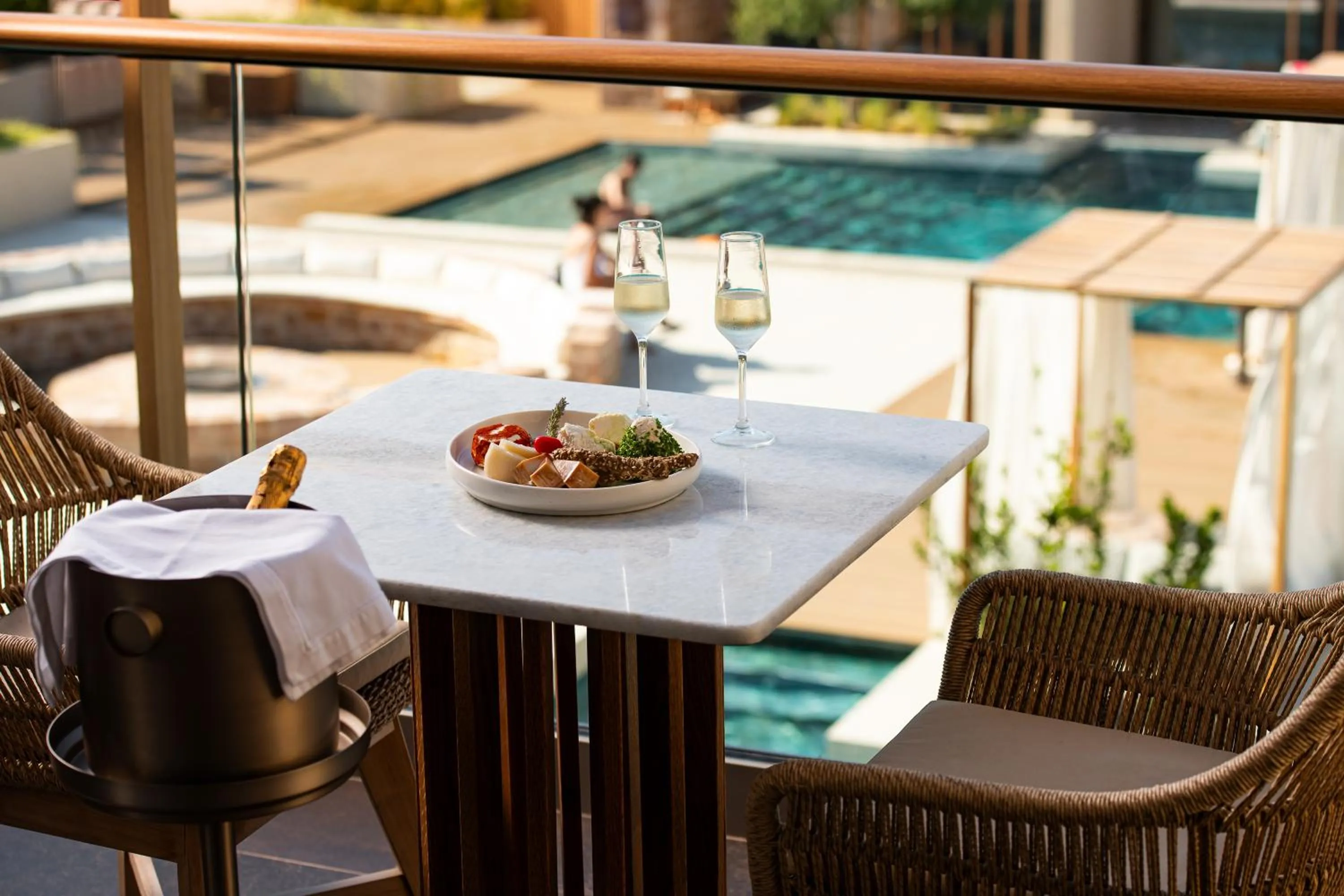 Balcony/Terrace in Royal Pearl Island Chios Hotel and Spa