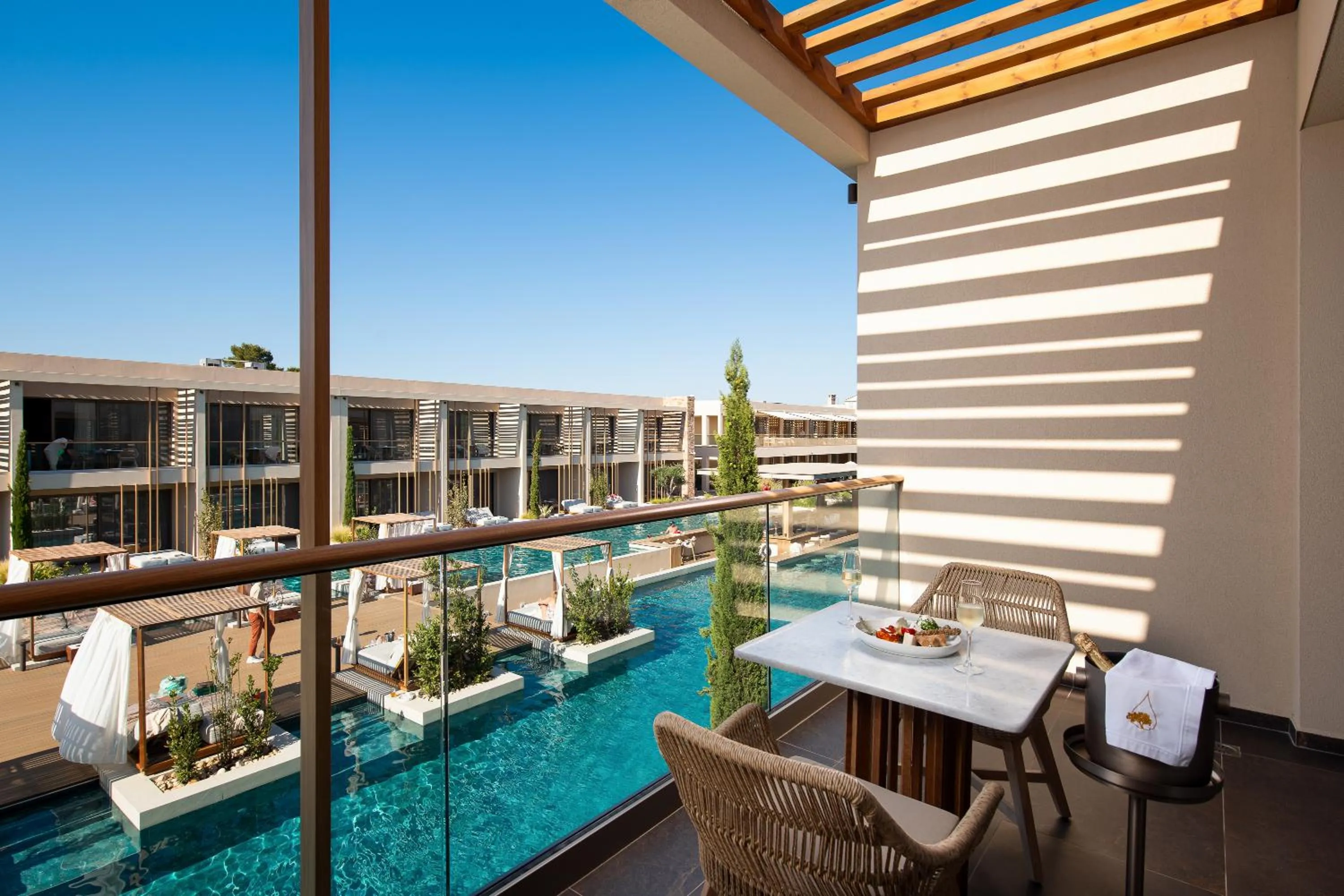 Balcony/Terrace in Royal Pearl Island Chios Hotel and Spa