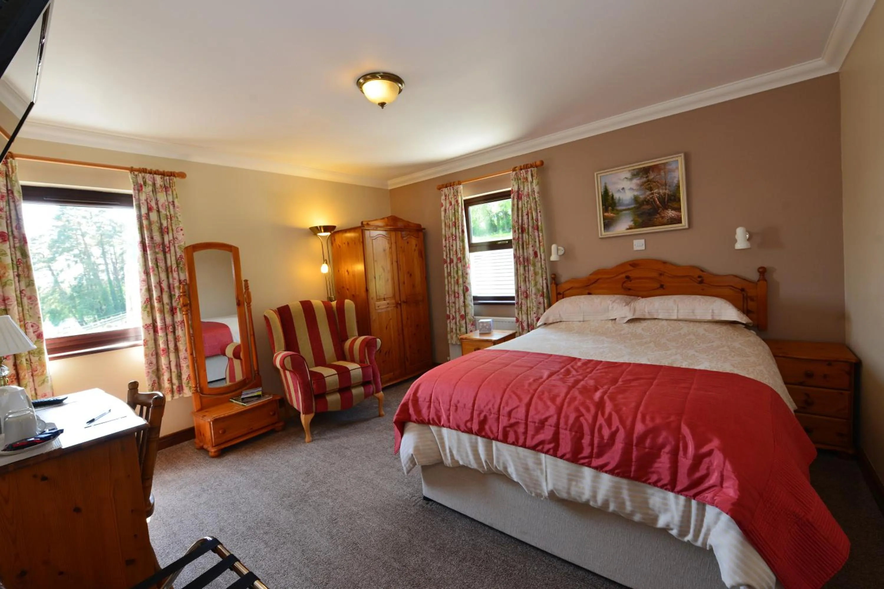 Bed in Corrigans Shore House