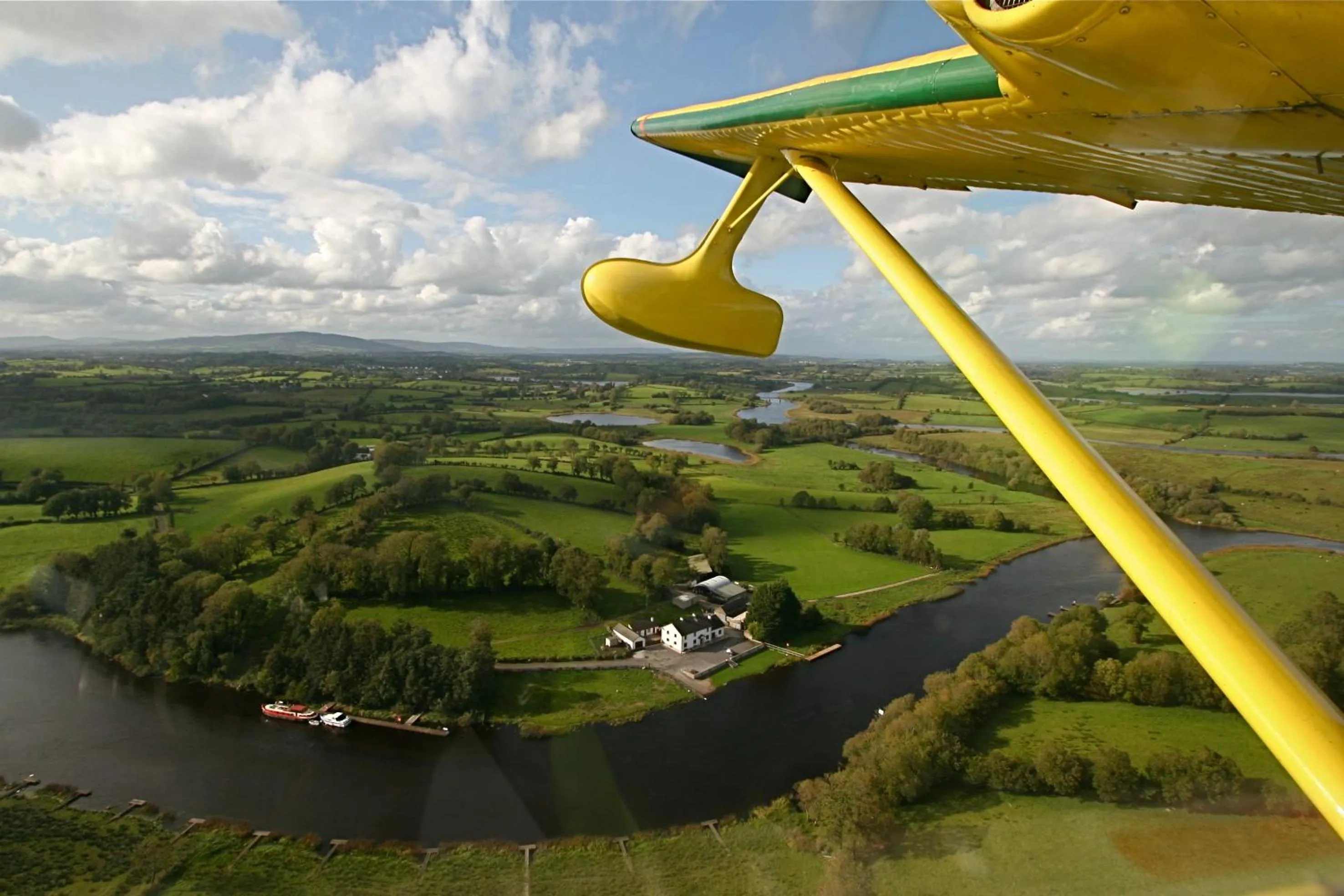 Bird's eye view in Corrigans Shore House