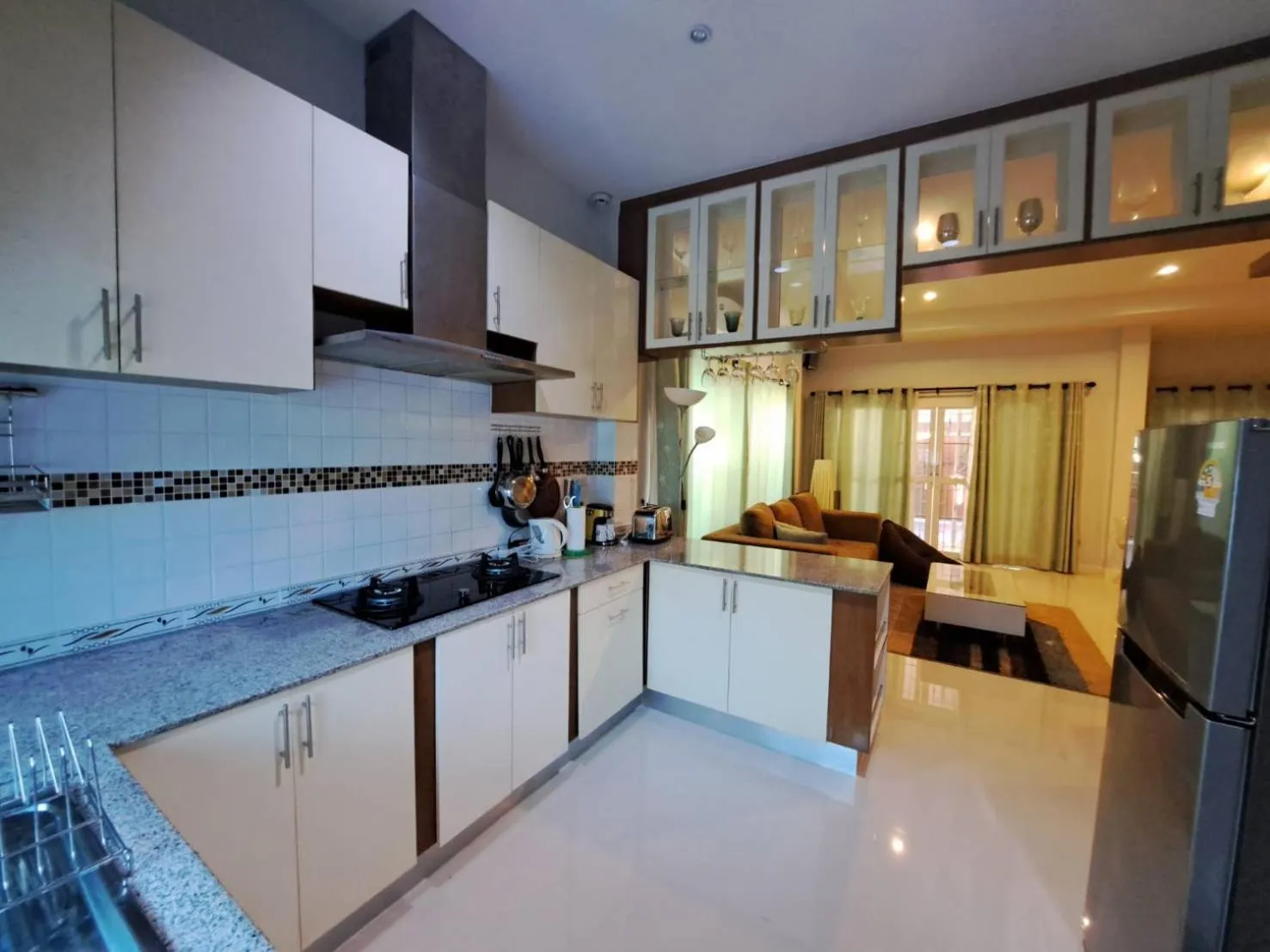 Kitchen or kitchenette in Jacuzzi Pool Villa
