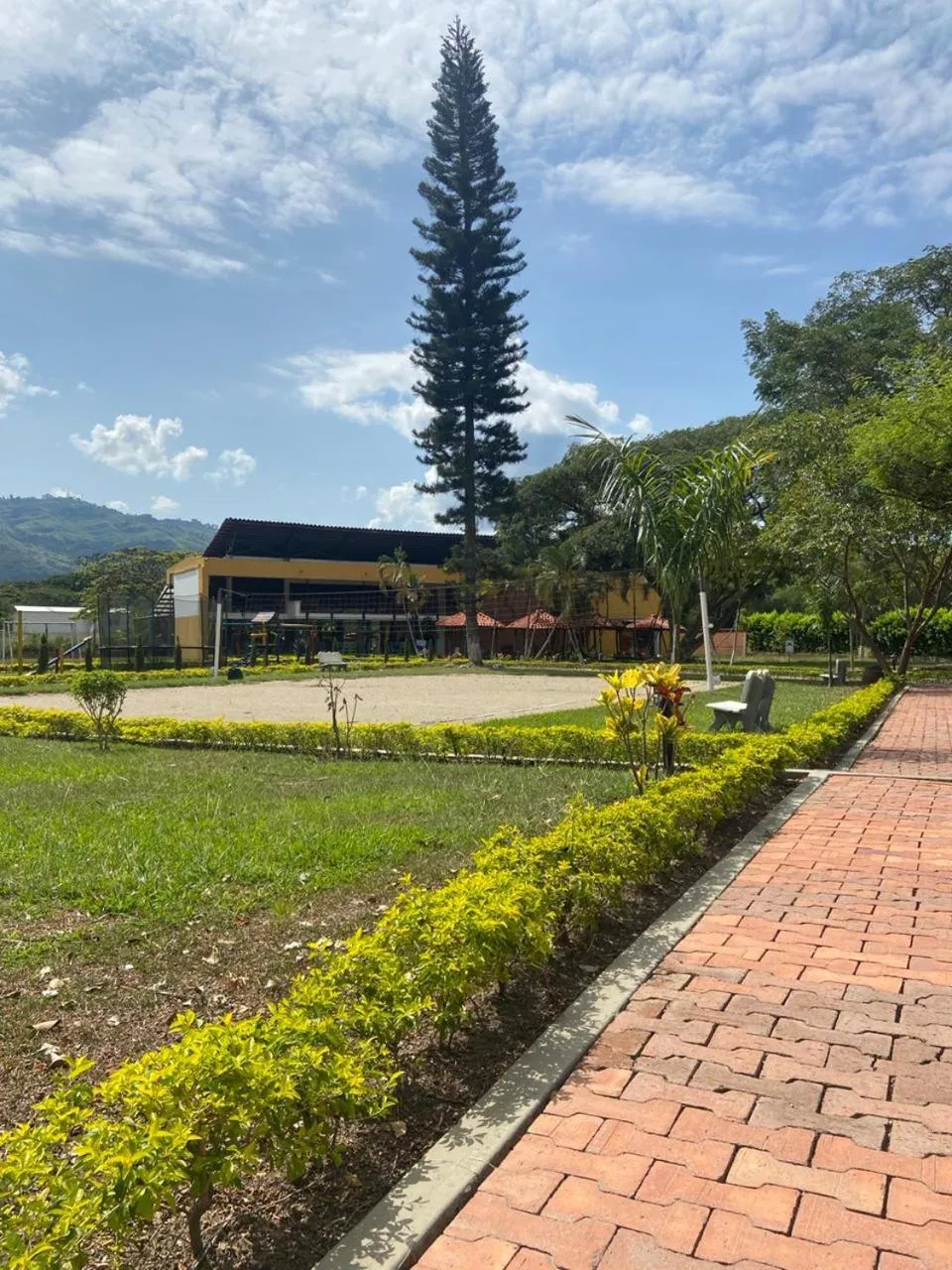 Garden view in HOTEL VILLA ZARAGOZA