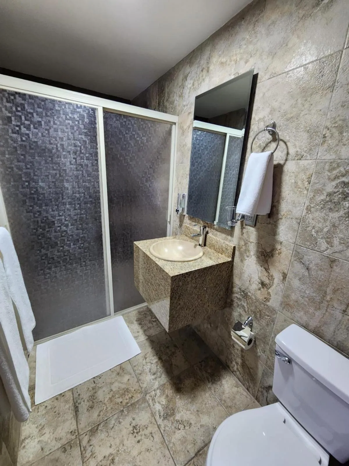 Shower in Hotel Roque