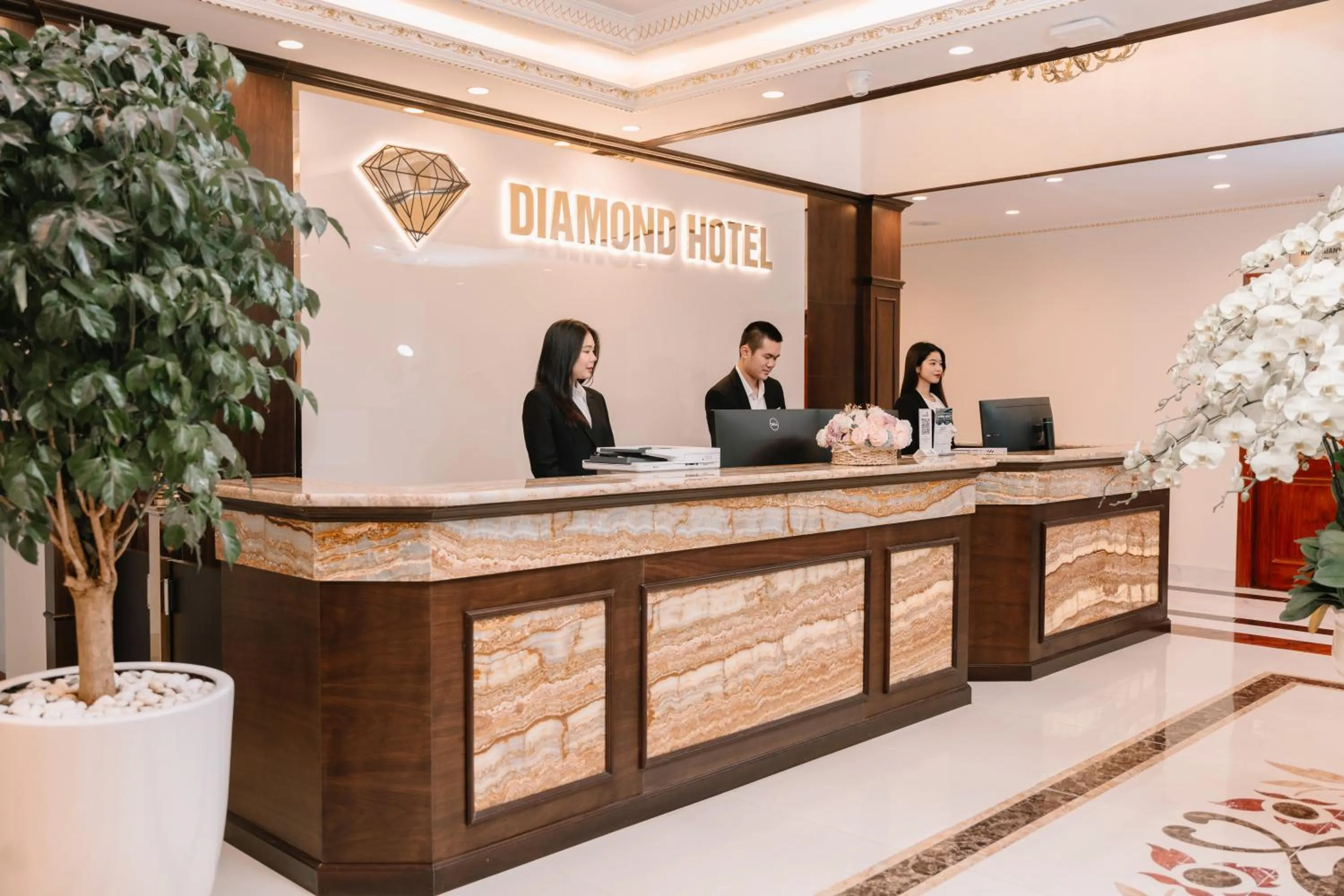 Lobby or reception in Diamond Hotel