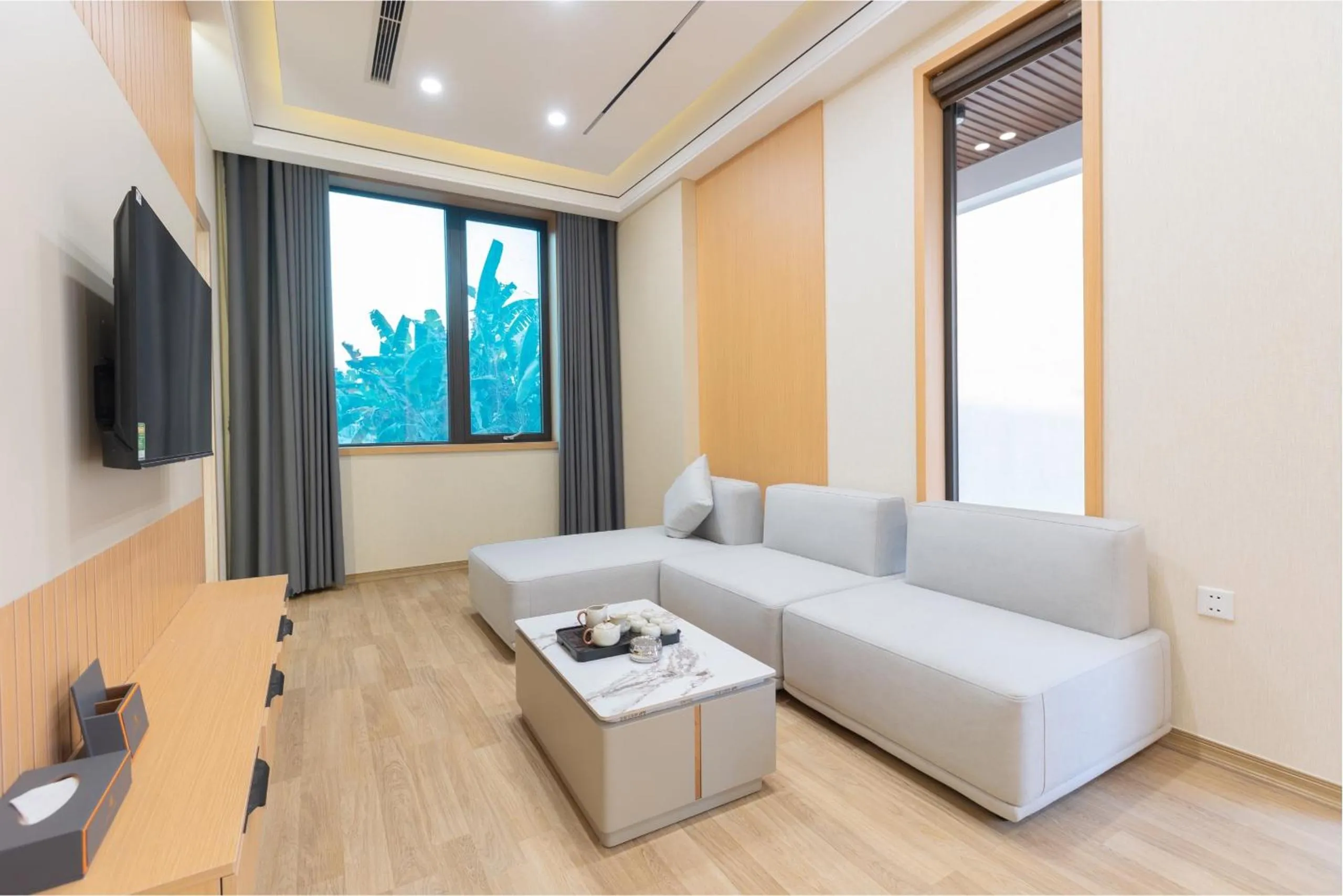 Seating area in Sunshine Apartment Hotel