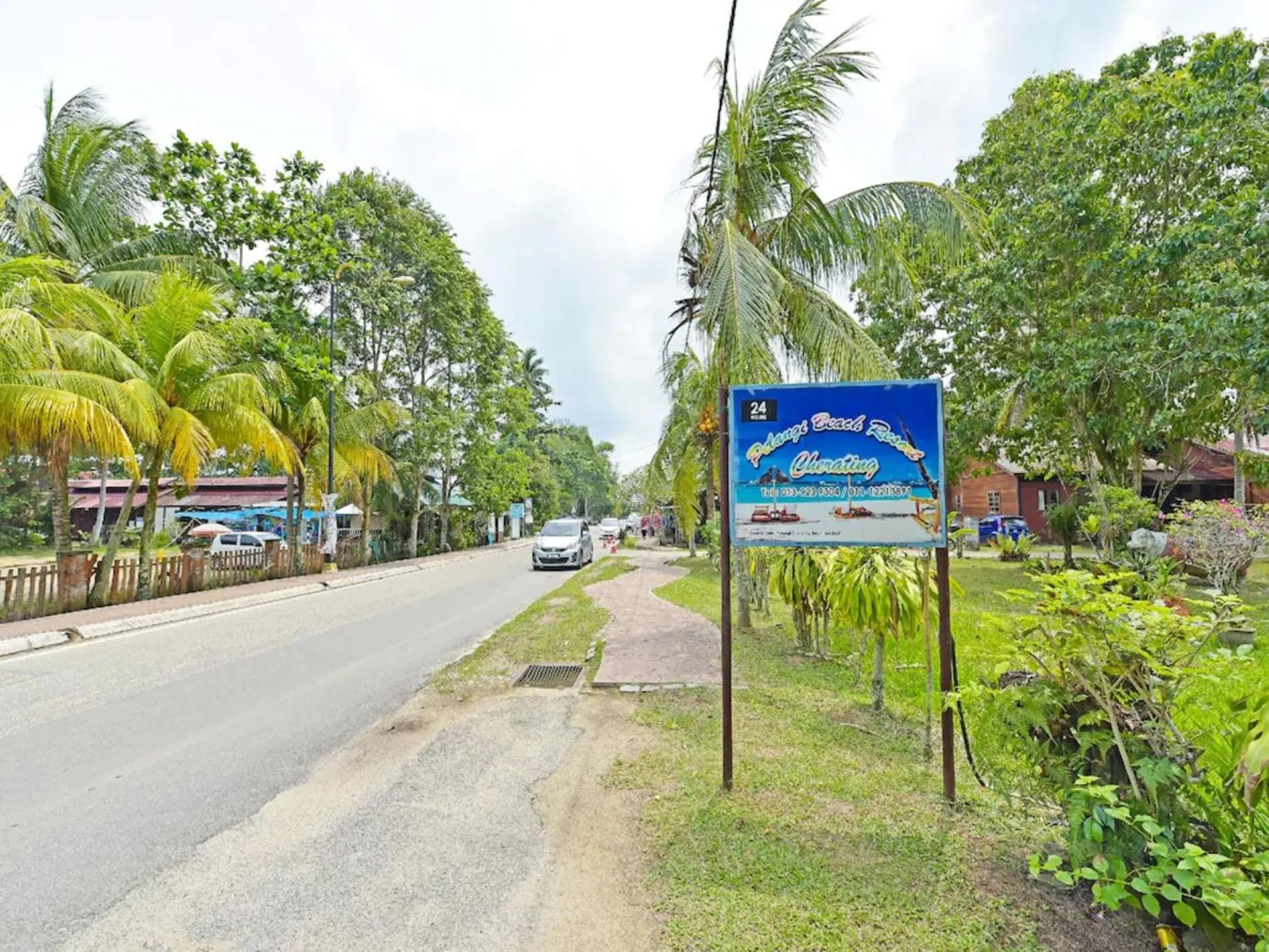 Street view in Pelangi Beach Resort