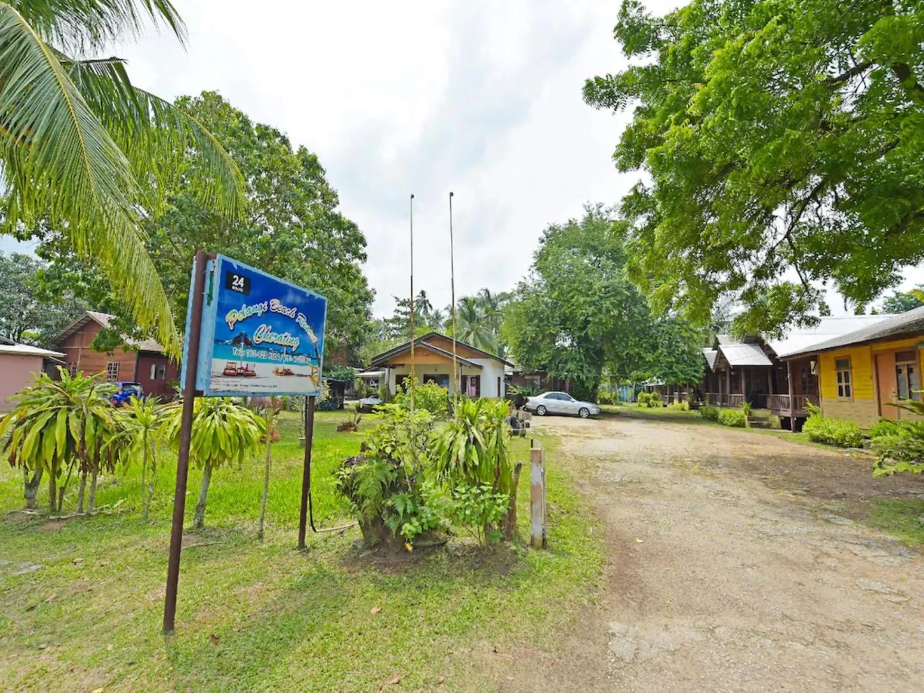 Street view in Pelangi Beach Resort