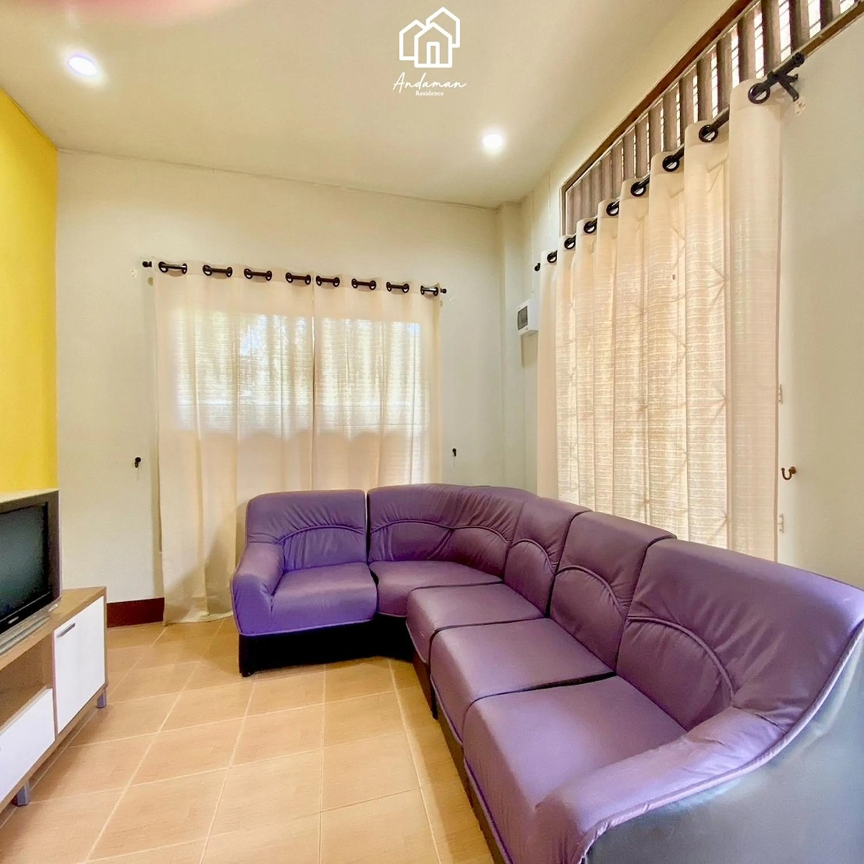 Seating area in Andaman Residence