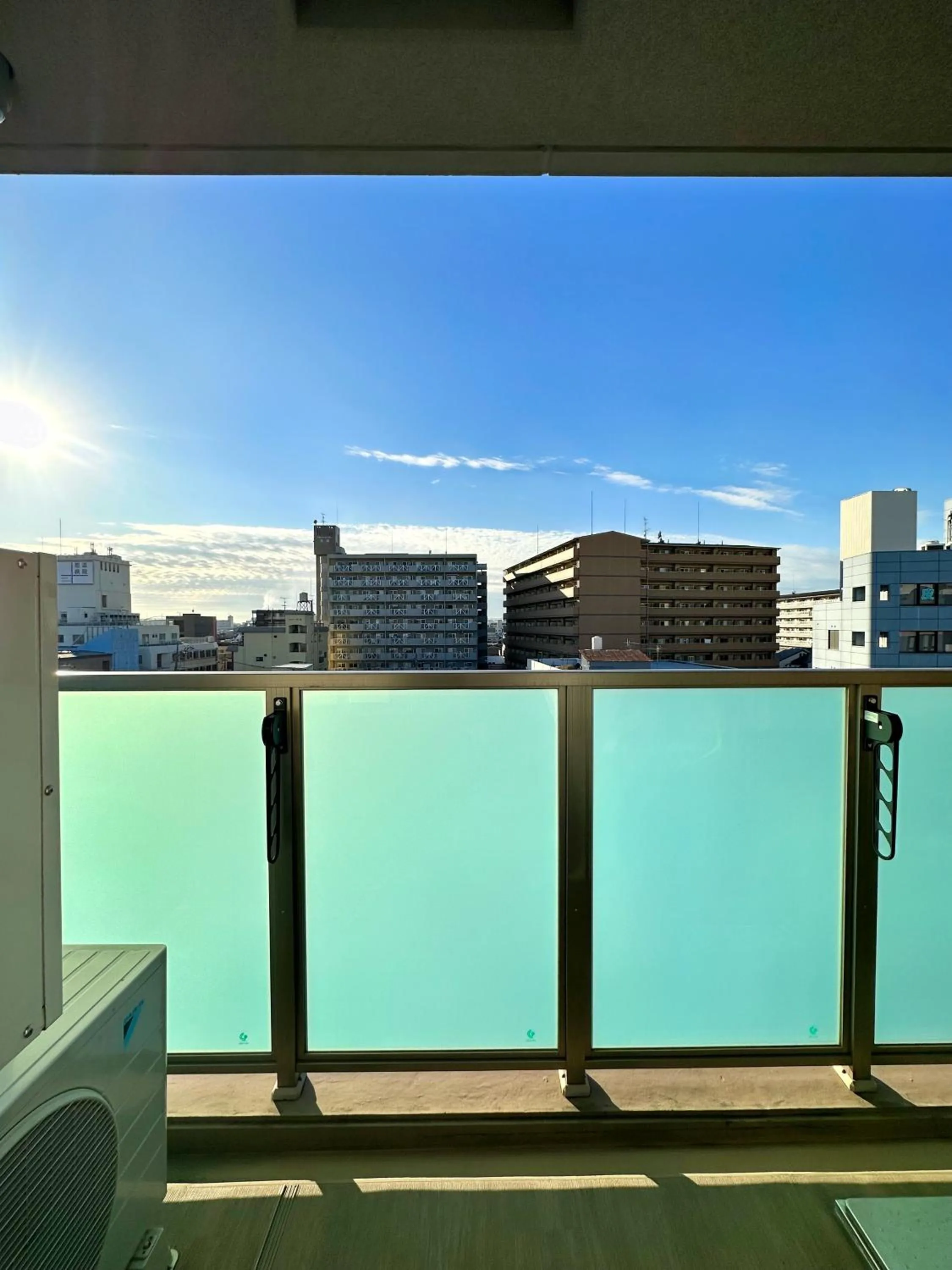 Balcony/Terrace in Hoshino Stay 2 花园町站步行3分钟 地铁5分钟到难波 8分钟到心斋桥 15分钟到梅田