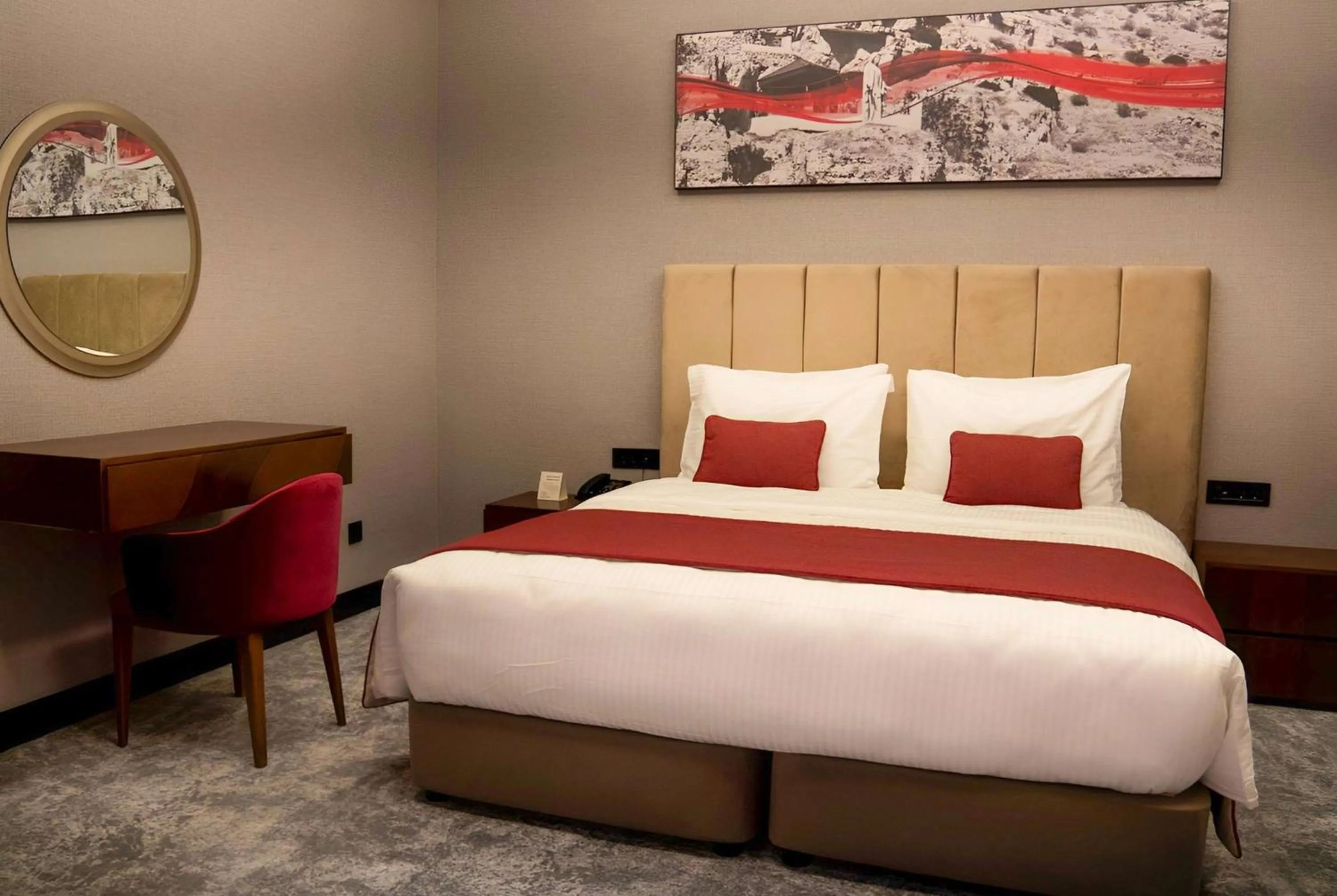 Photo of the whole room, Bed in Ramada Hotel & Suites by Wyndham Erbil 32 Park