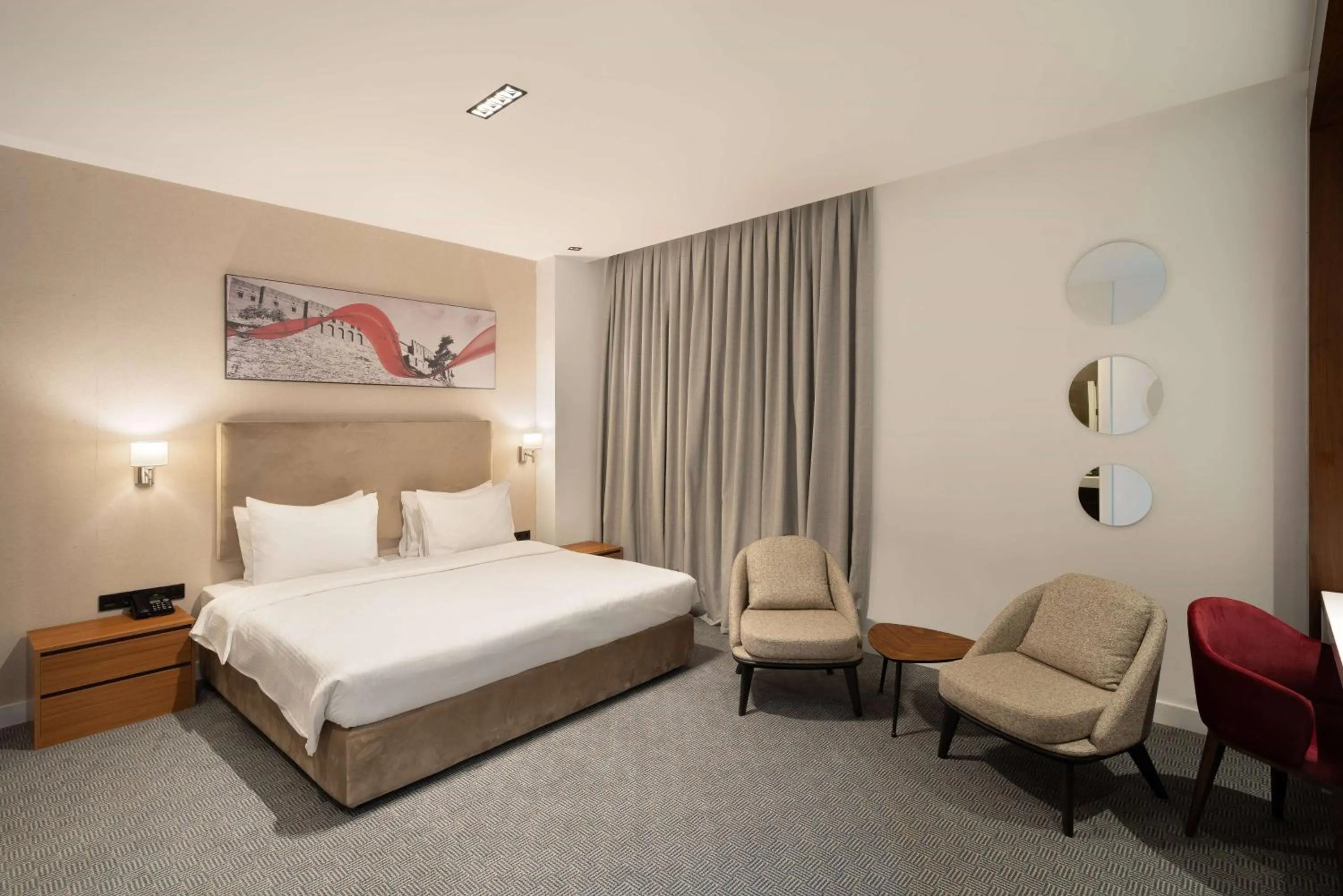 Photo of the whole room, Bed in Ramada Hotel & Suites by Wyndham Erbil 32 Park