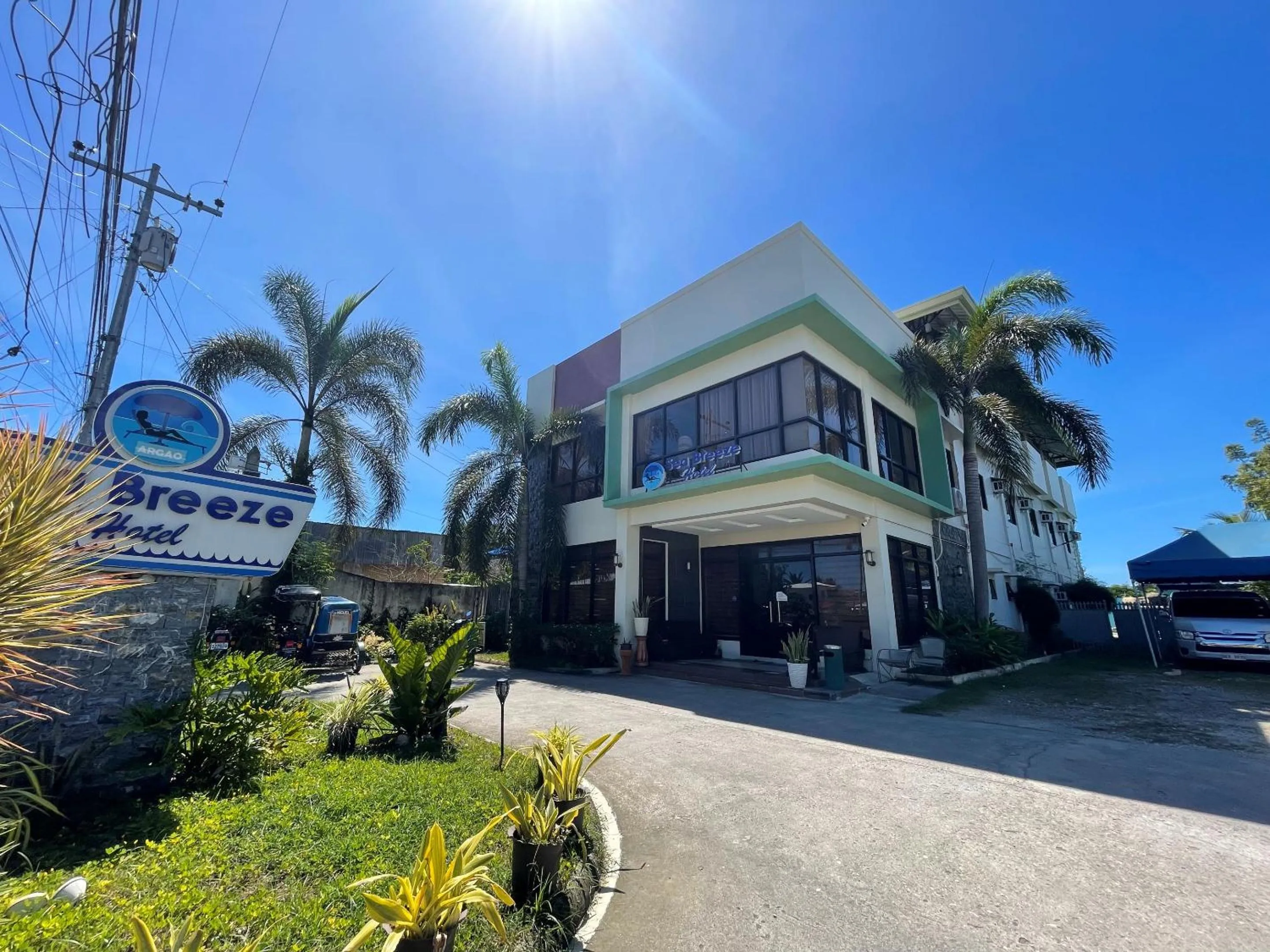 Property building in Argao Seabreeze Hotel powered by Cocotel