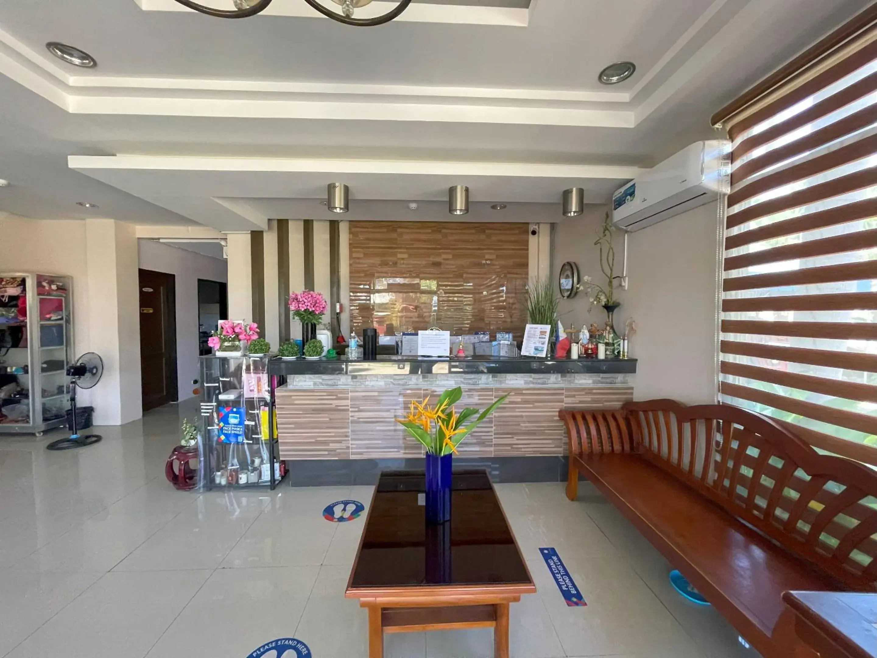 Lobby or reception in Argao Seabreeze Hotel powered by Cocotel Lobby or reception in Argao Seabreeze Hotel powered by Cocotel