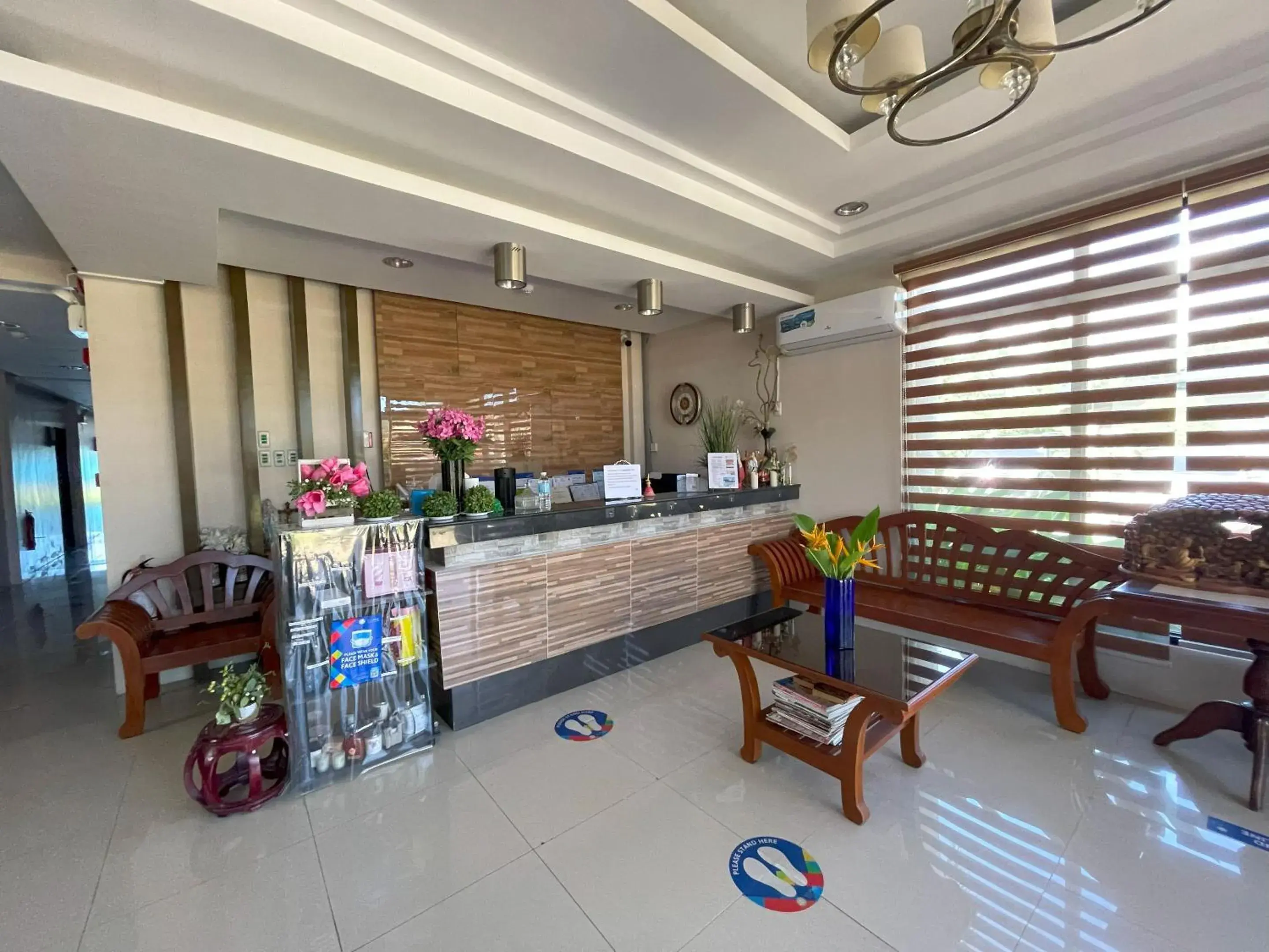 Lobby or reception in Argao Seabreeze Hotel powered by Cocotel Lobby or reception in Argao Seabreeze Hotel powered by Cocotel