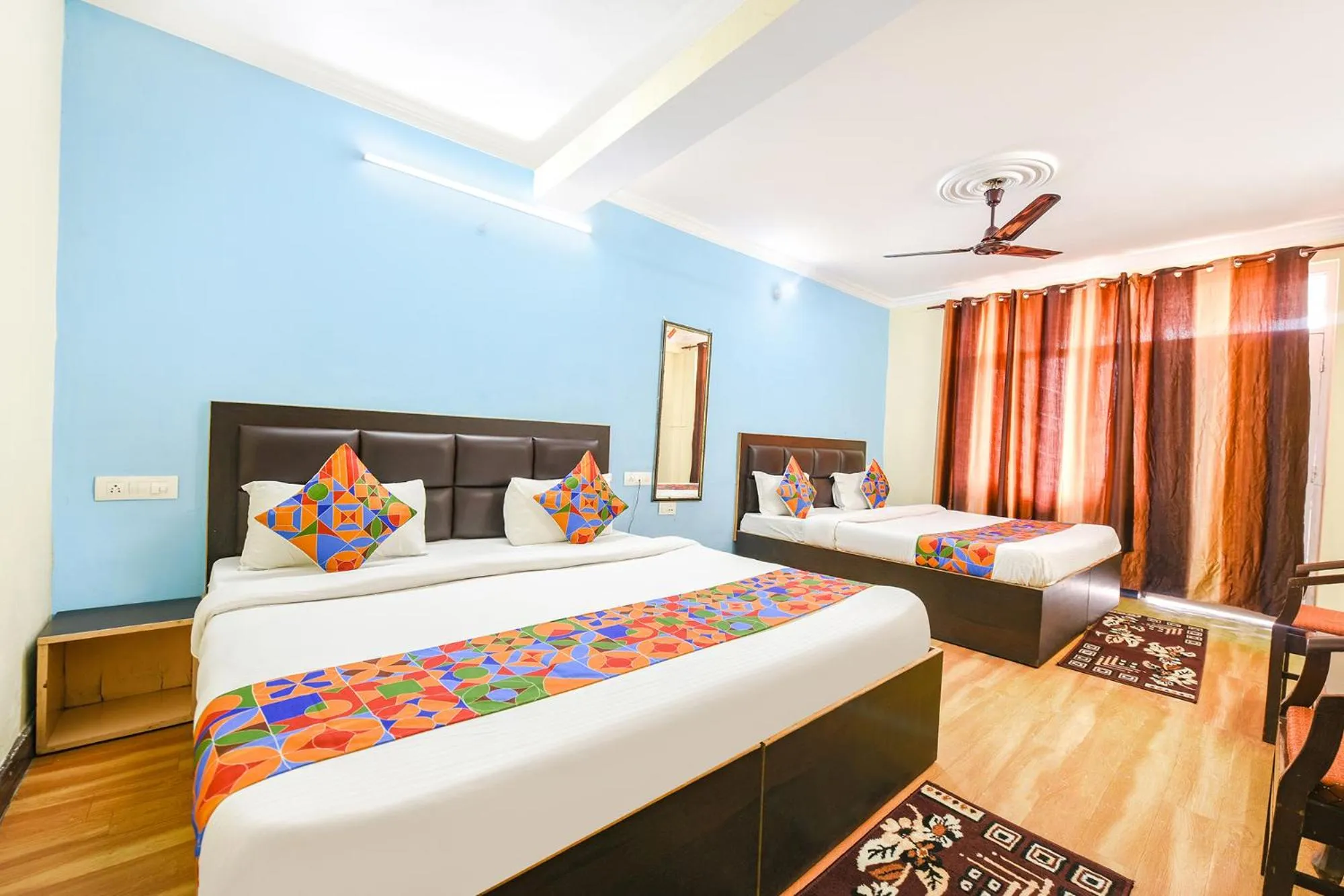 Bed in FabHotel Annapurna