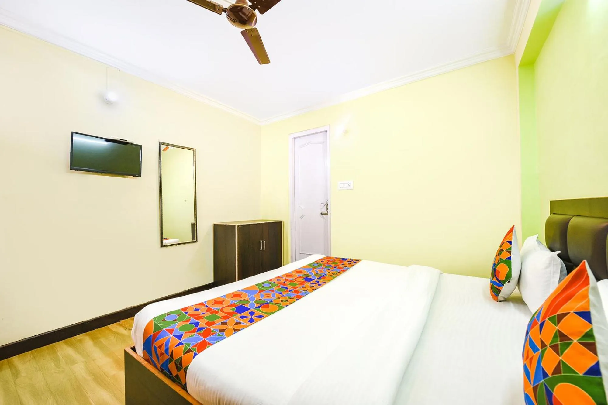 Bed in FabHotel Annapurna