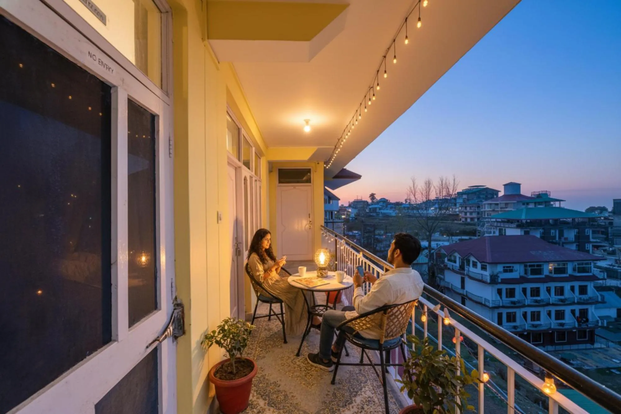 Balcony/Terrace in FabHotel Annapurna