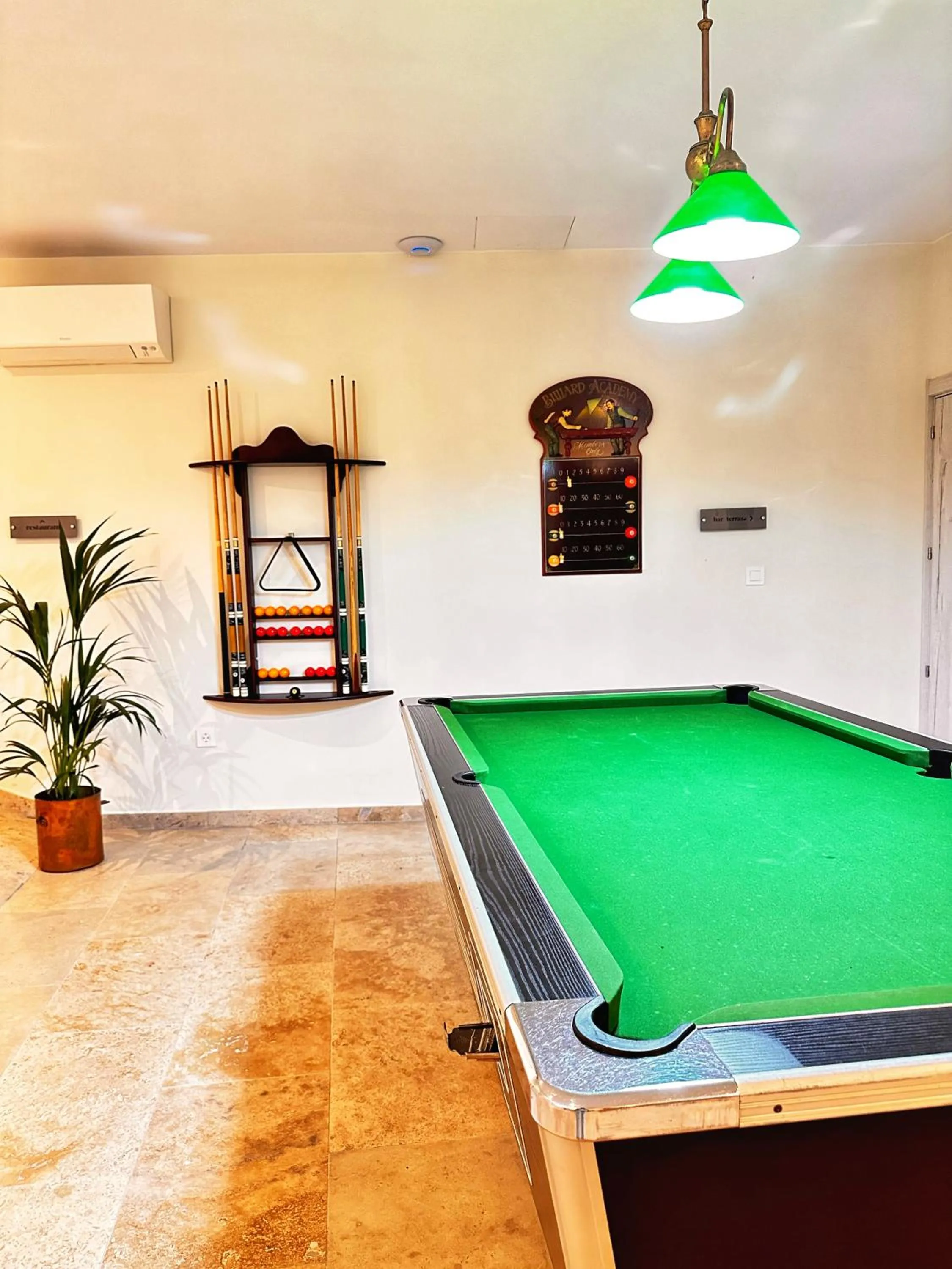 Billiard in Boutique Hotel Comtal Empuries