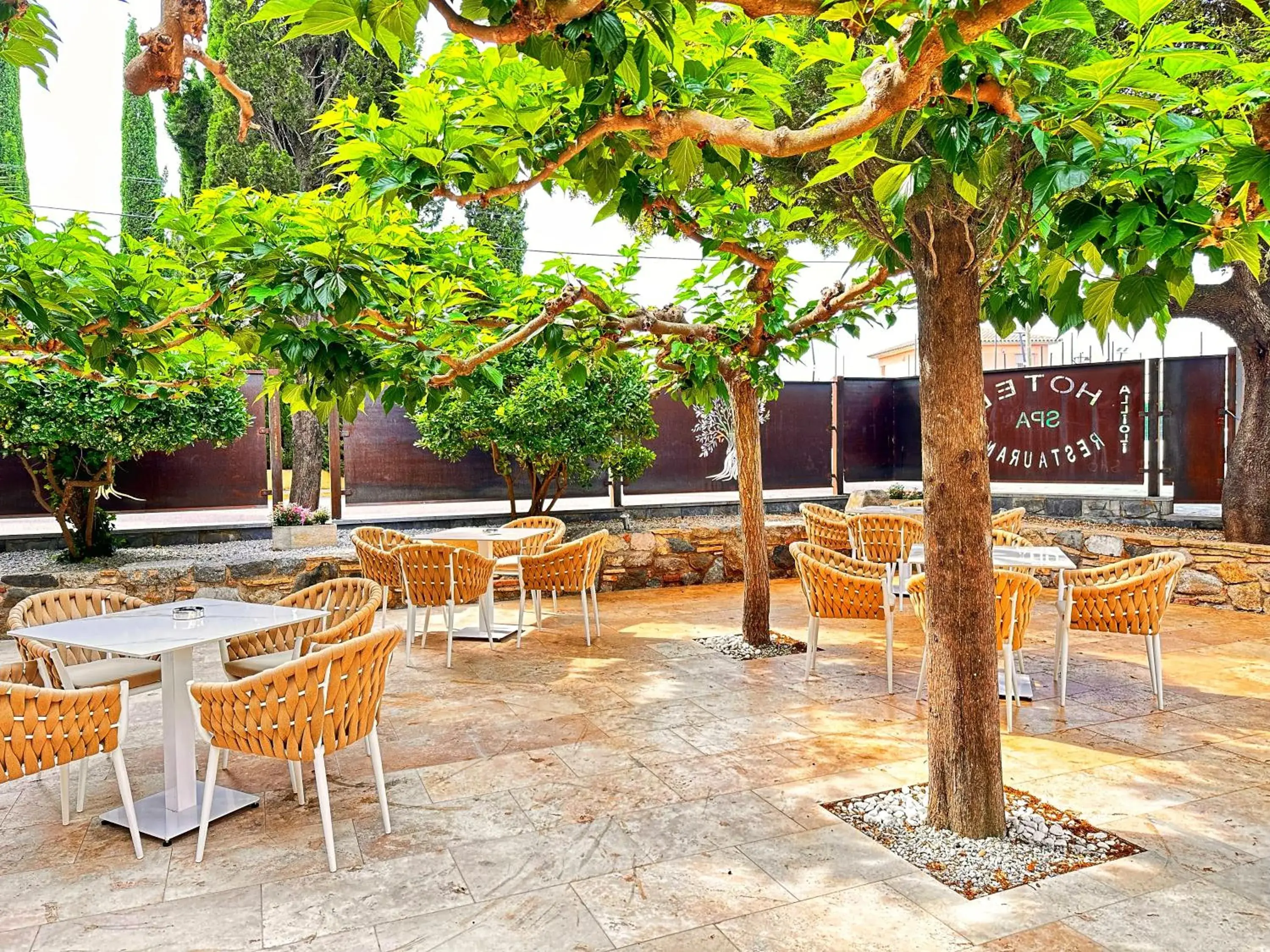 Facade/entrance in Boutique Hotel Comtal Empuries Facade/entrance in Boutique Hotel Comtal Empuries