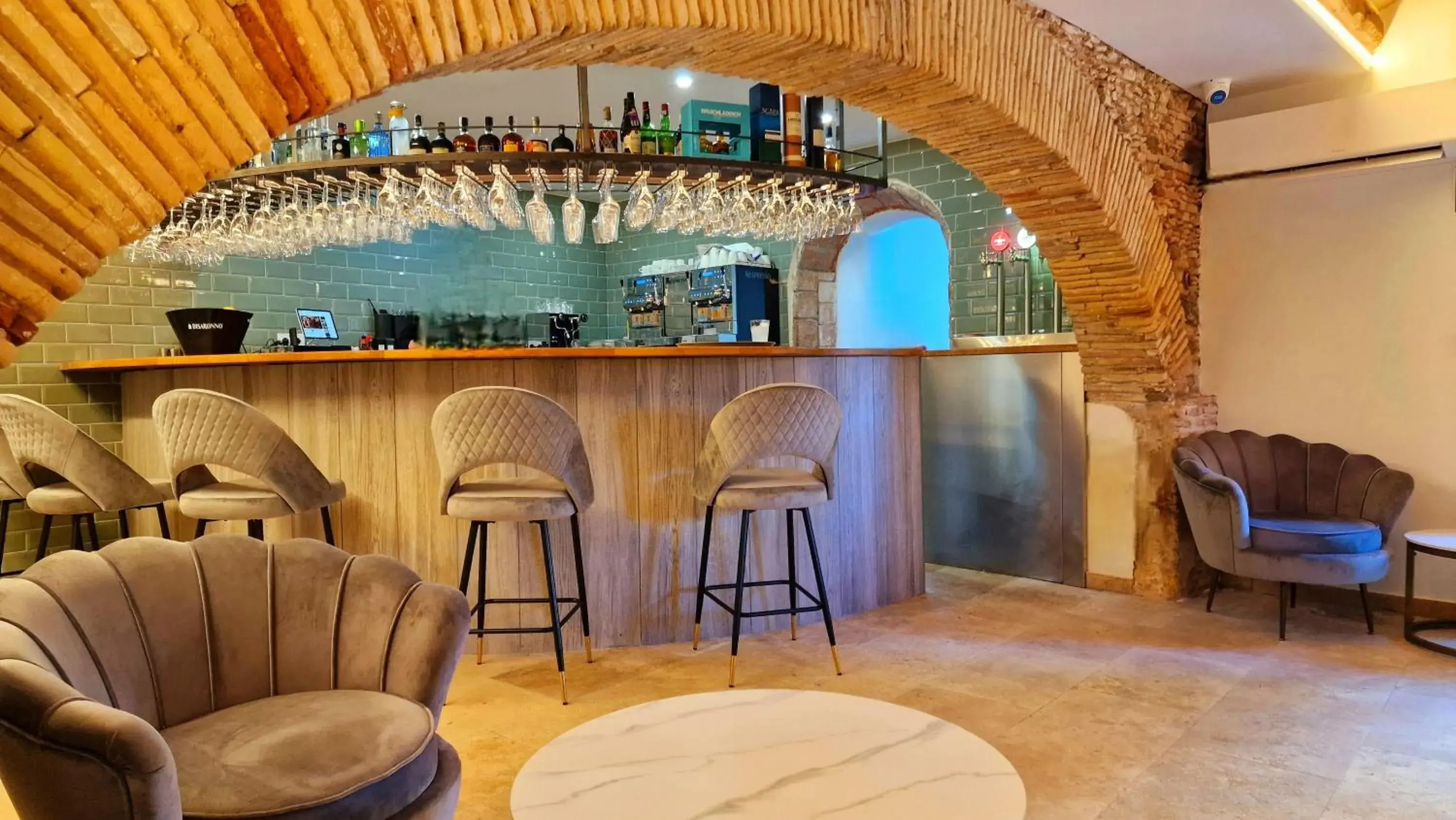 Lounge or bar in Boutique Hotel Comtal Empuries Lounge or bar in Boutique Hotel Comtal Empuries