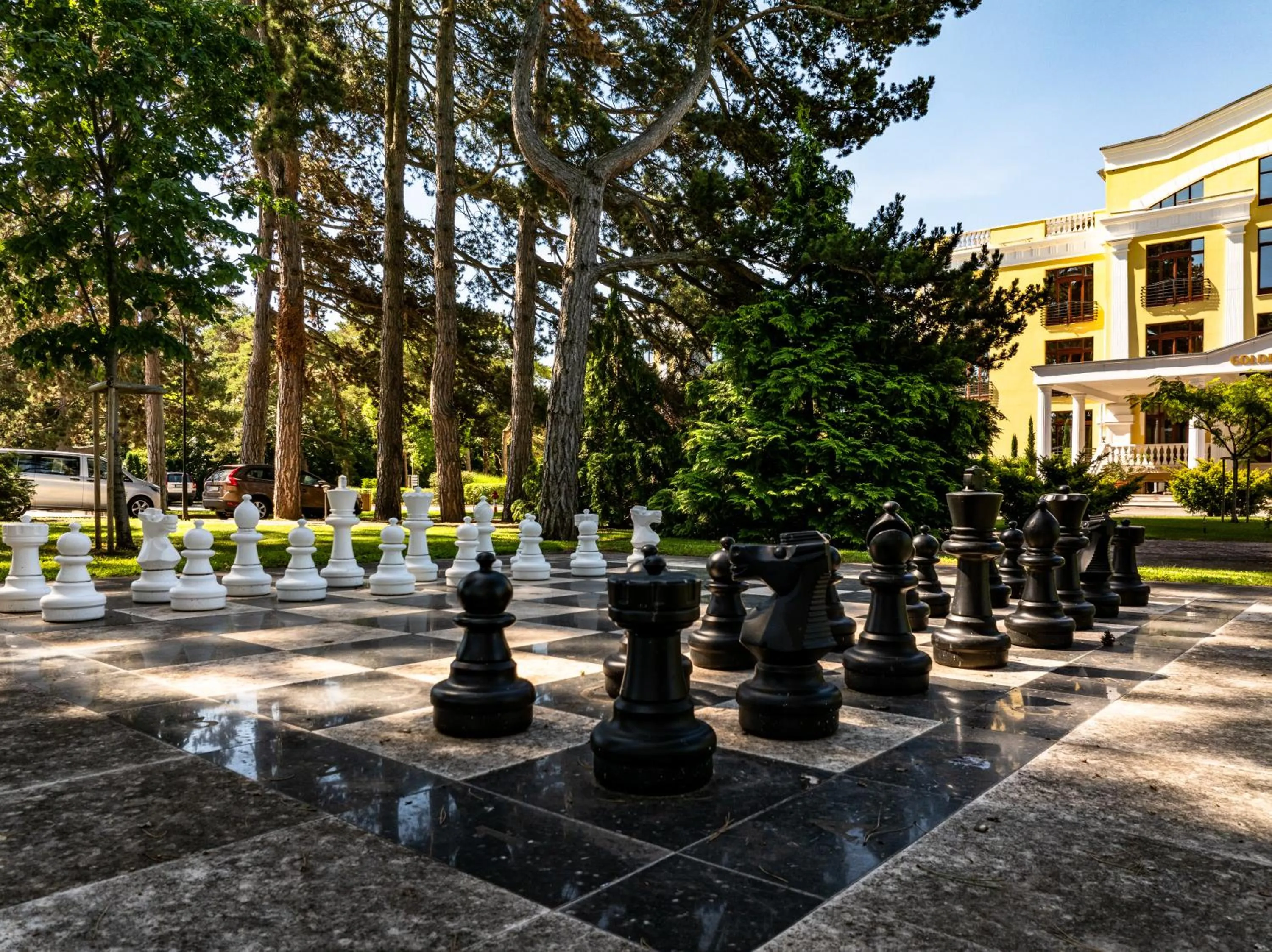 Garden in Hotel Golden Palace