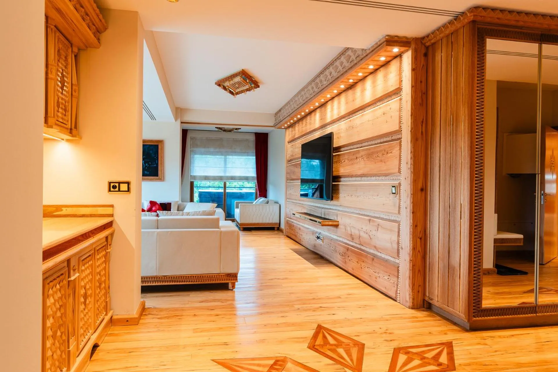 Kitchen or kitchenette, Bed in Mountain Diamond Resort
