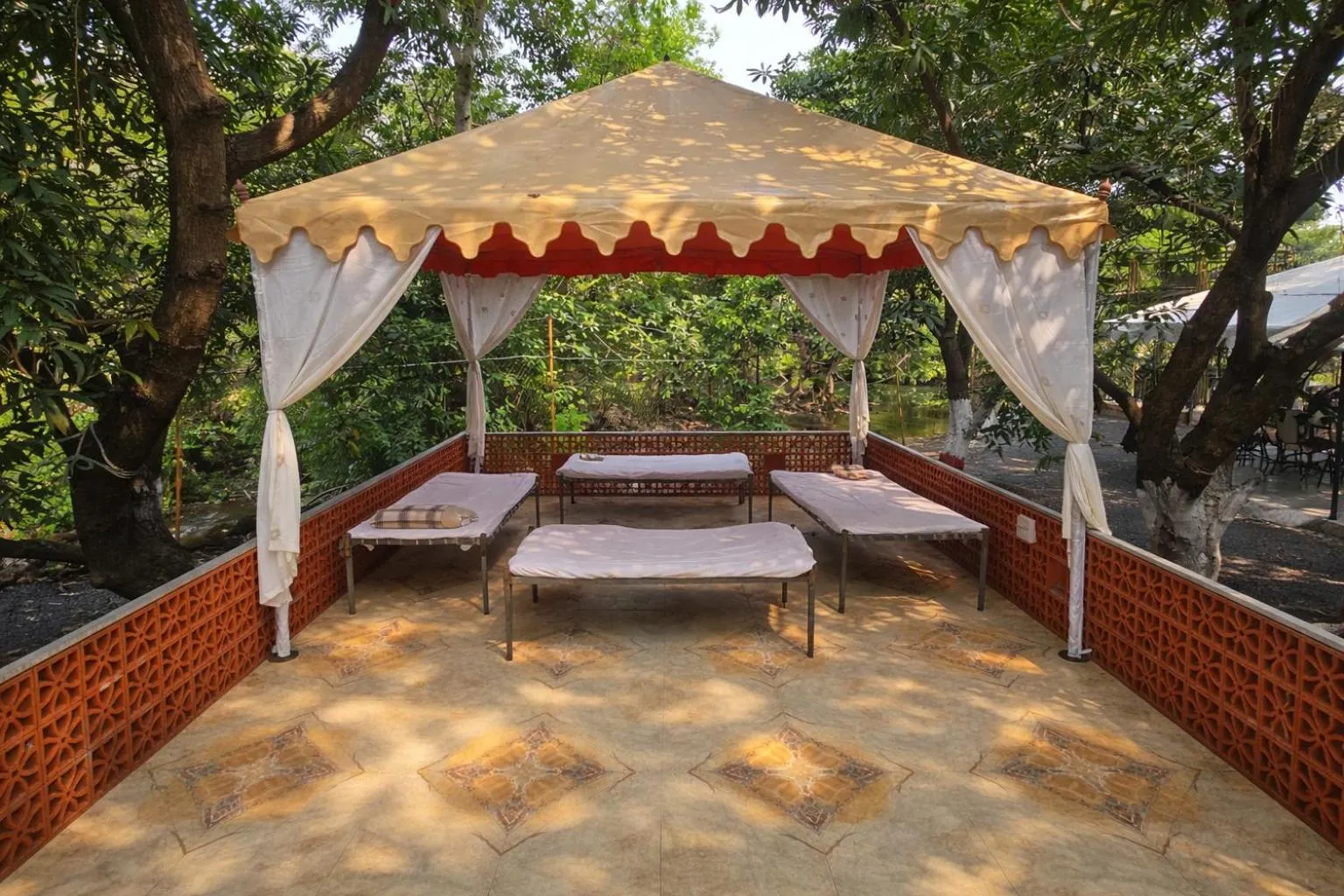 Seating area in Brook Ville