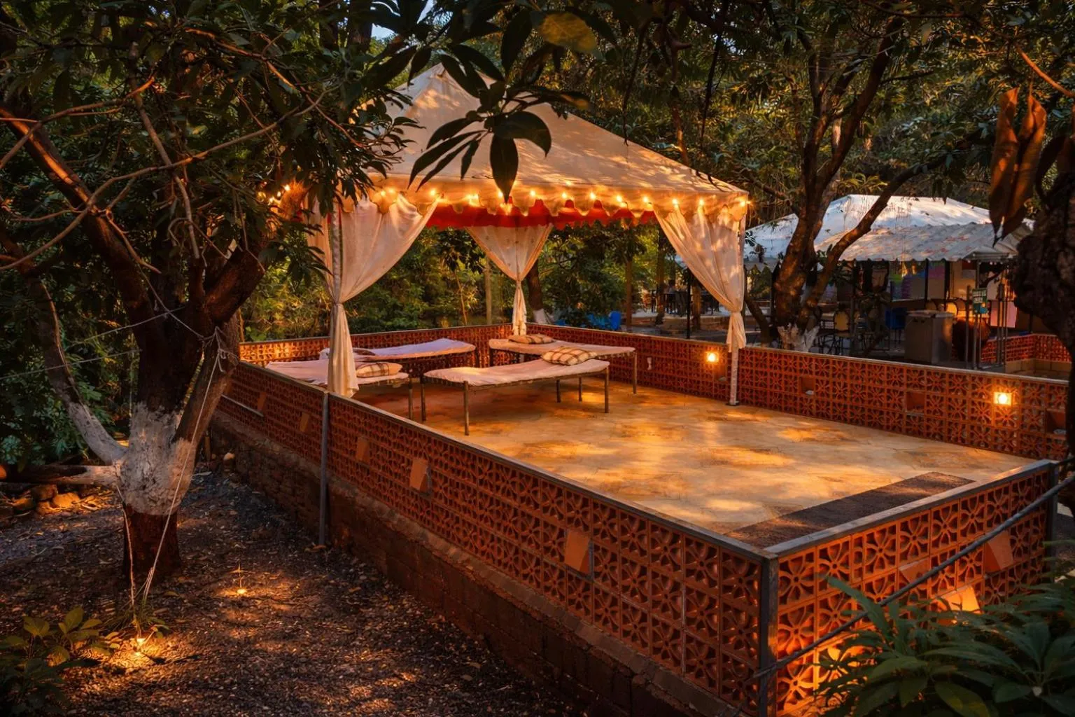 Seating area in Brook Ville