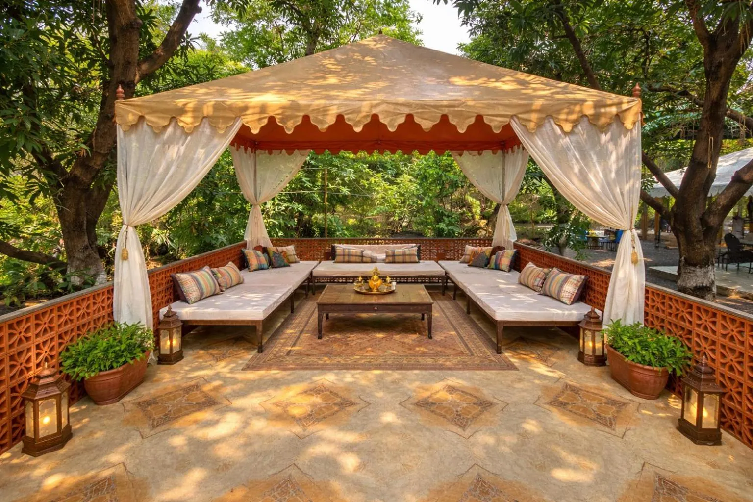 Seating area in Brook Ville