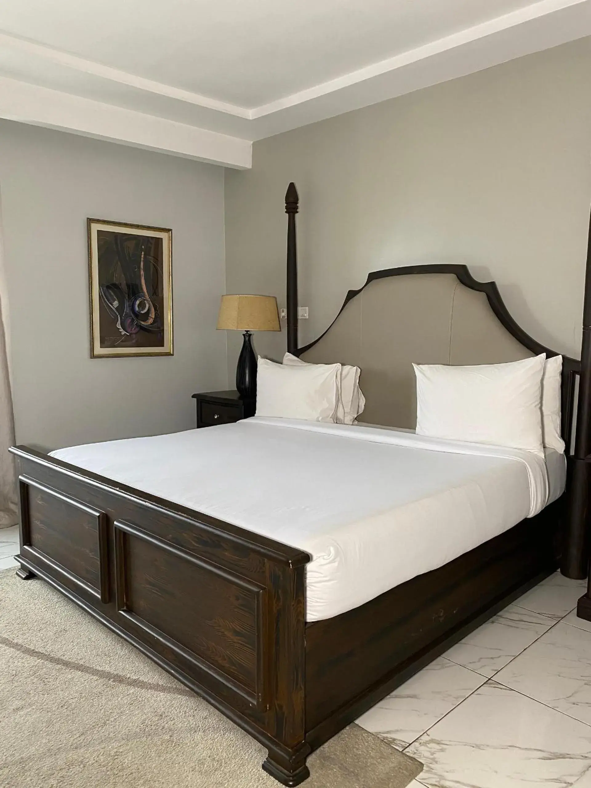 Bed in Genesis Reventon Hotel Bed in Genesis Reventon Hotel