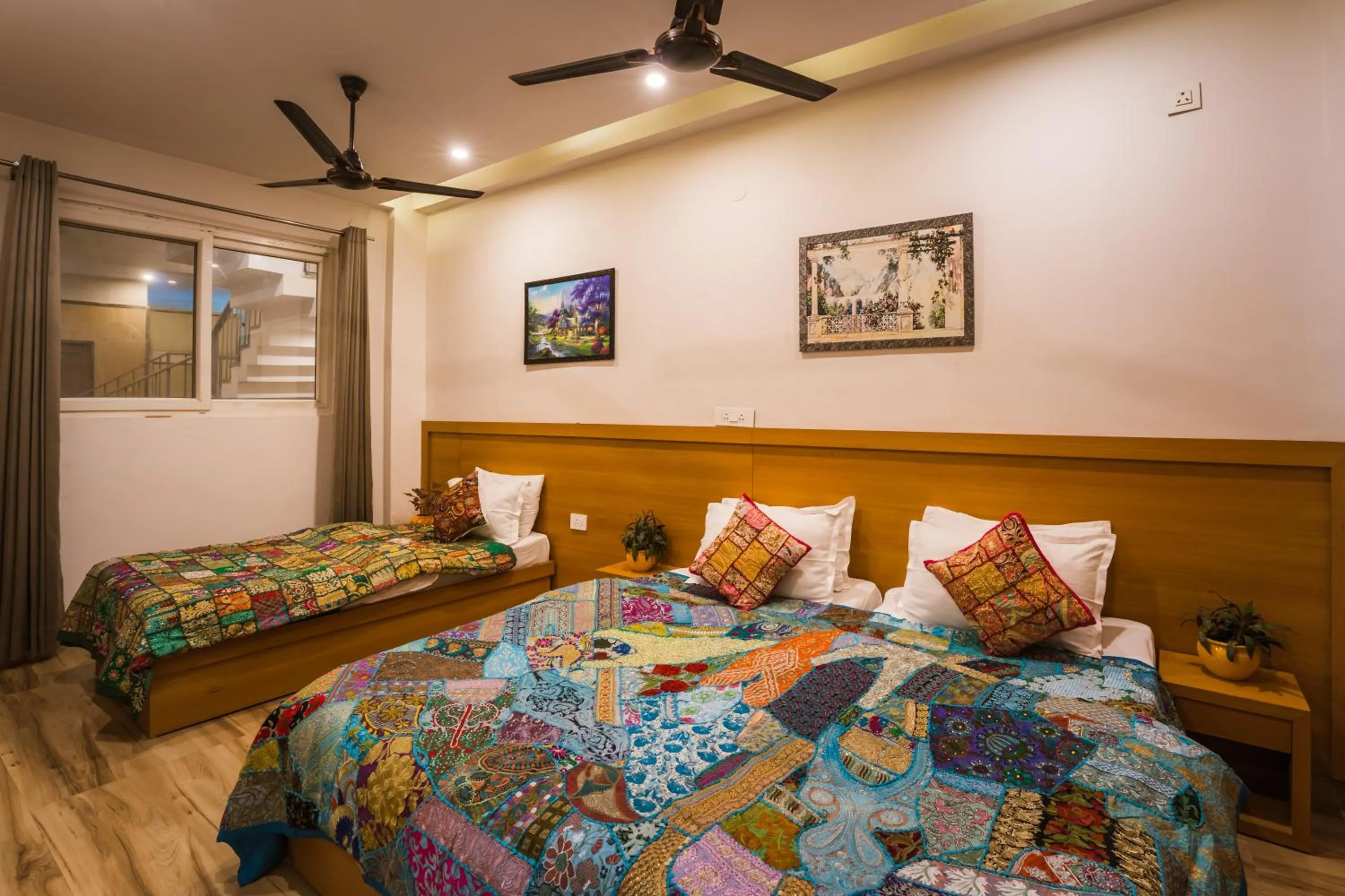 Photo of the whole room, Bed in Tripli Hotels Ayushman Retreat