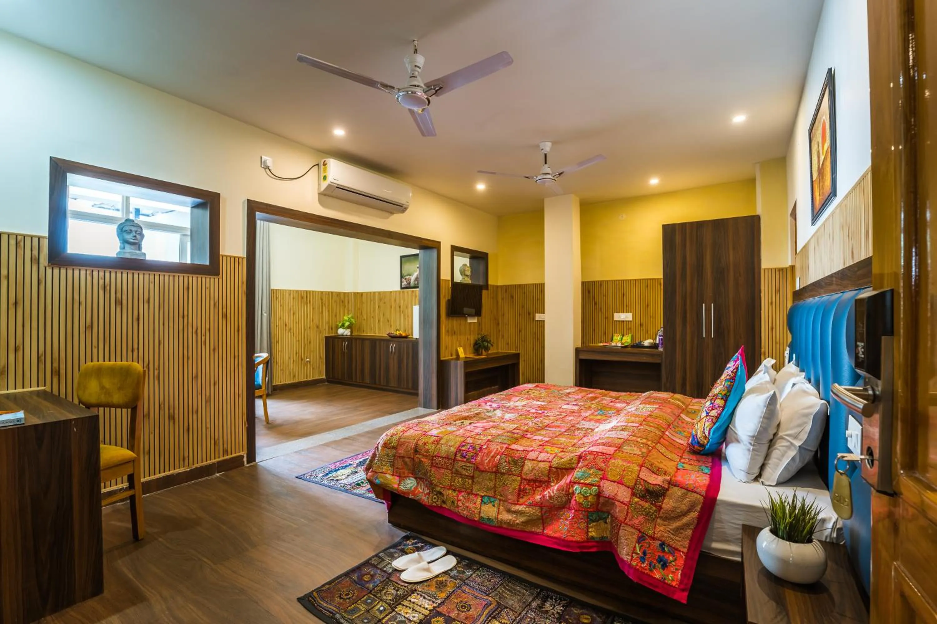 Photo of the whole room, Bed in Tripli Hotels Ayushman Retreat