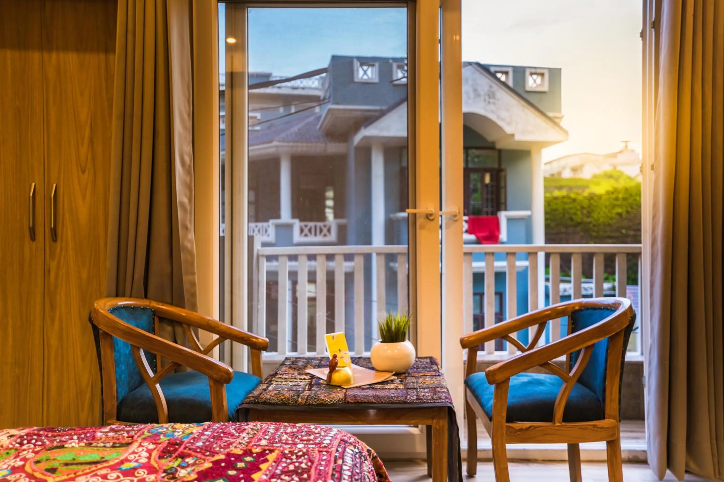 Balcony/Terrace in Tripli Hotels Ayushman Retreat