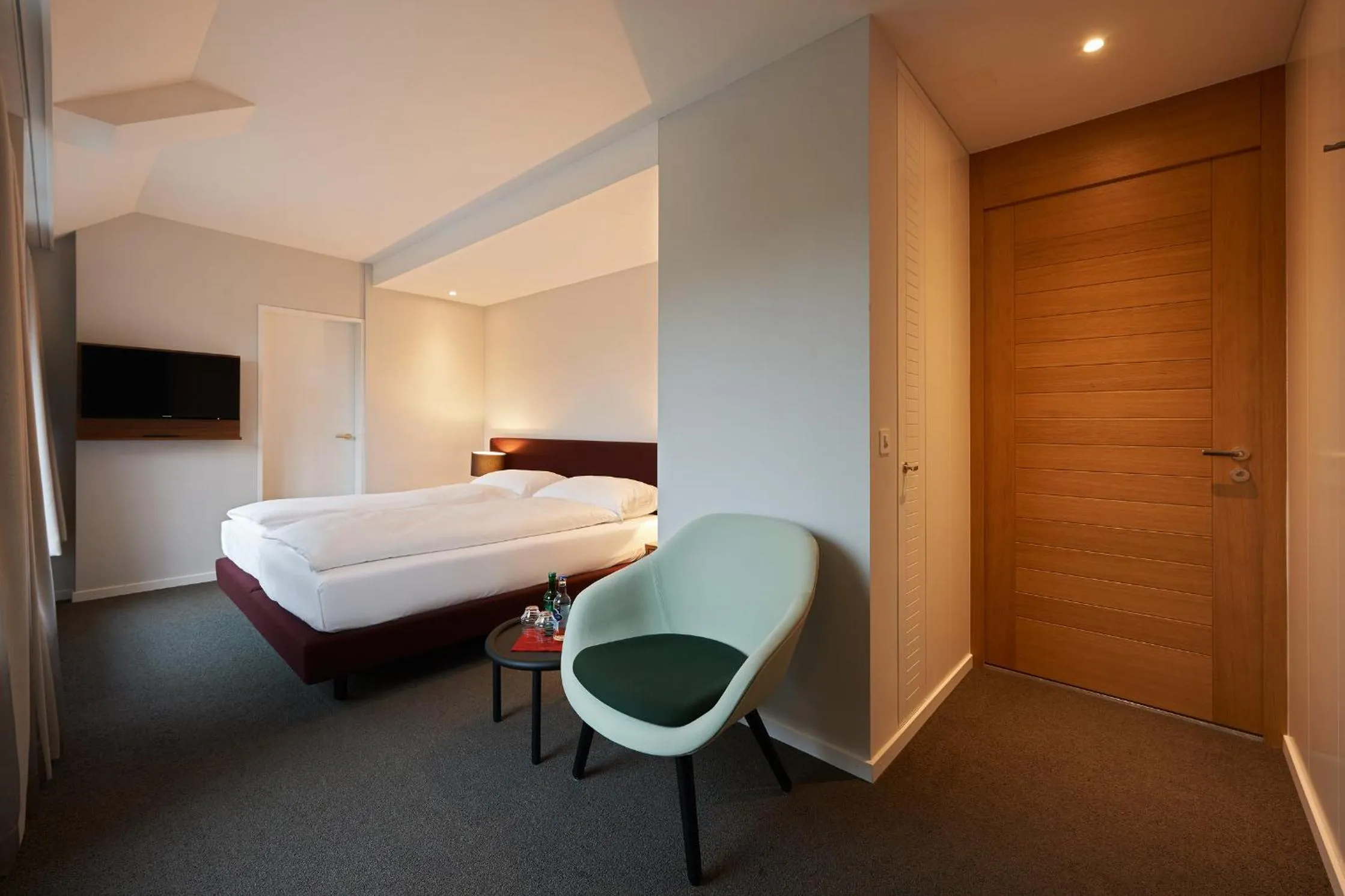 Bed in Parkhotel Wallberg