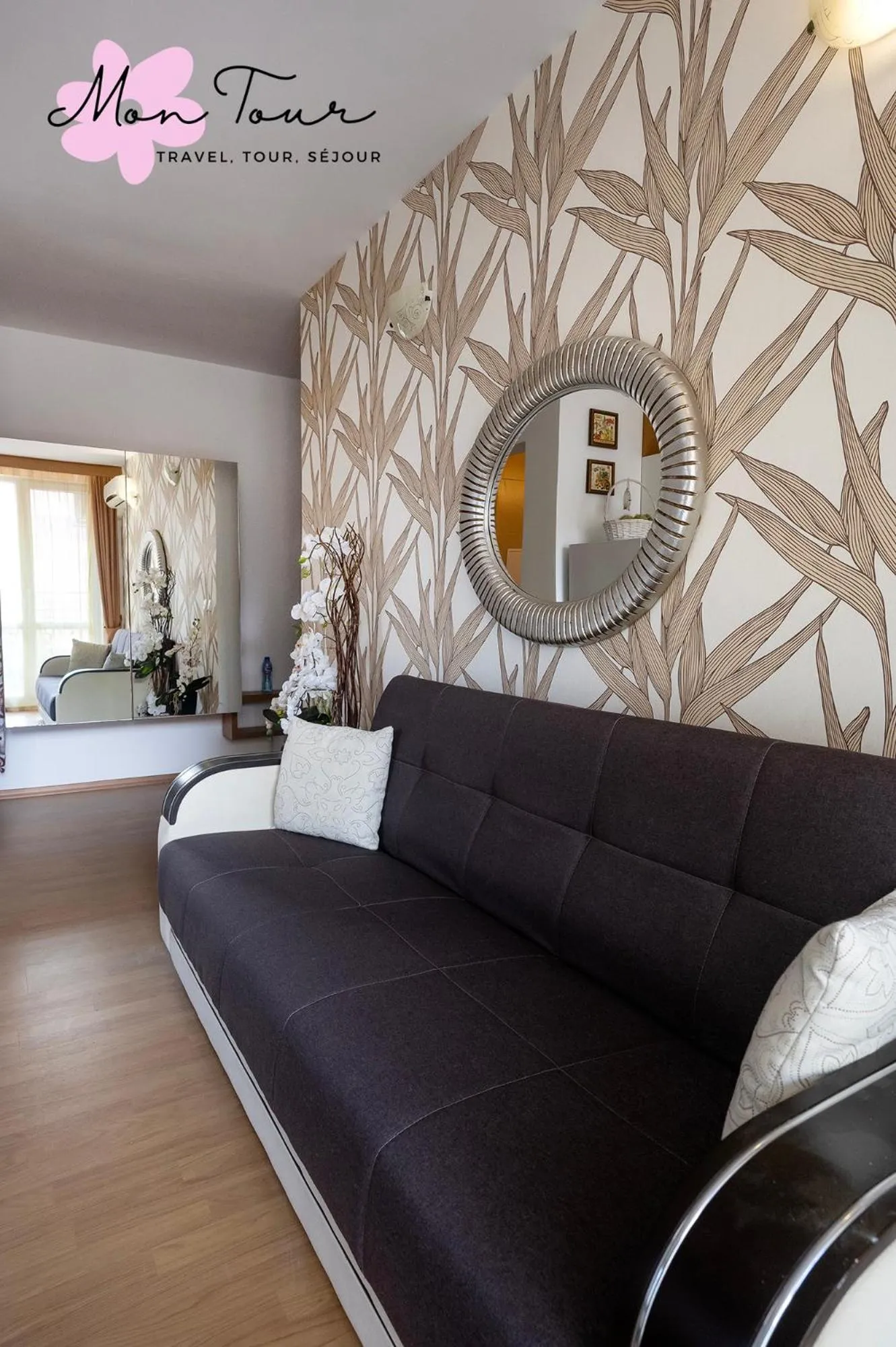 Living room in Mon Tour apartments