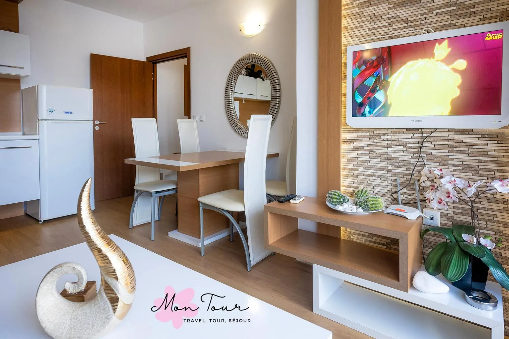 Coffee/tea facilities in Mon Tour apartments