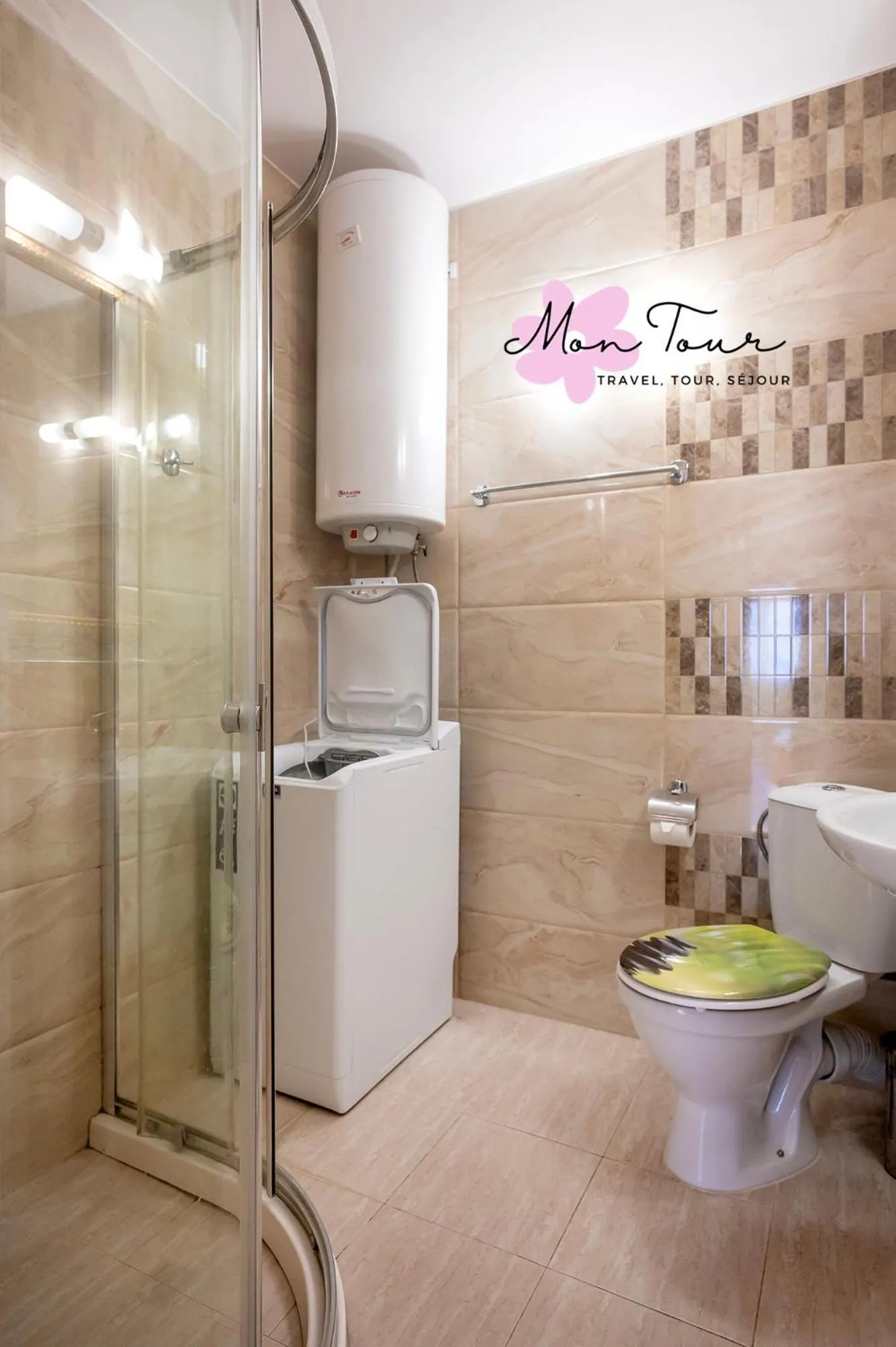 Bathroom in Mon Tour apartments