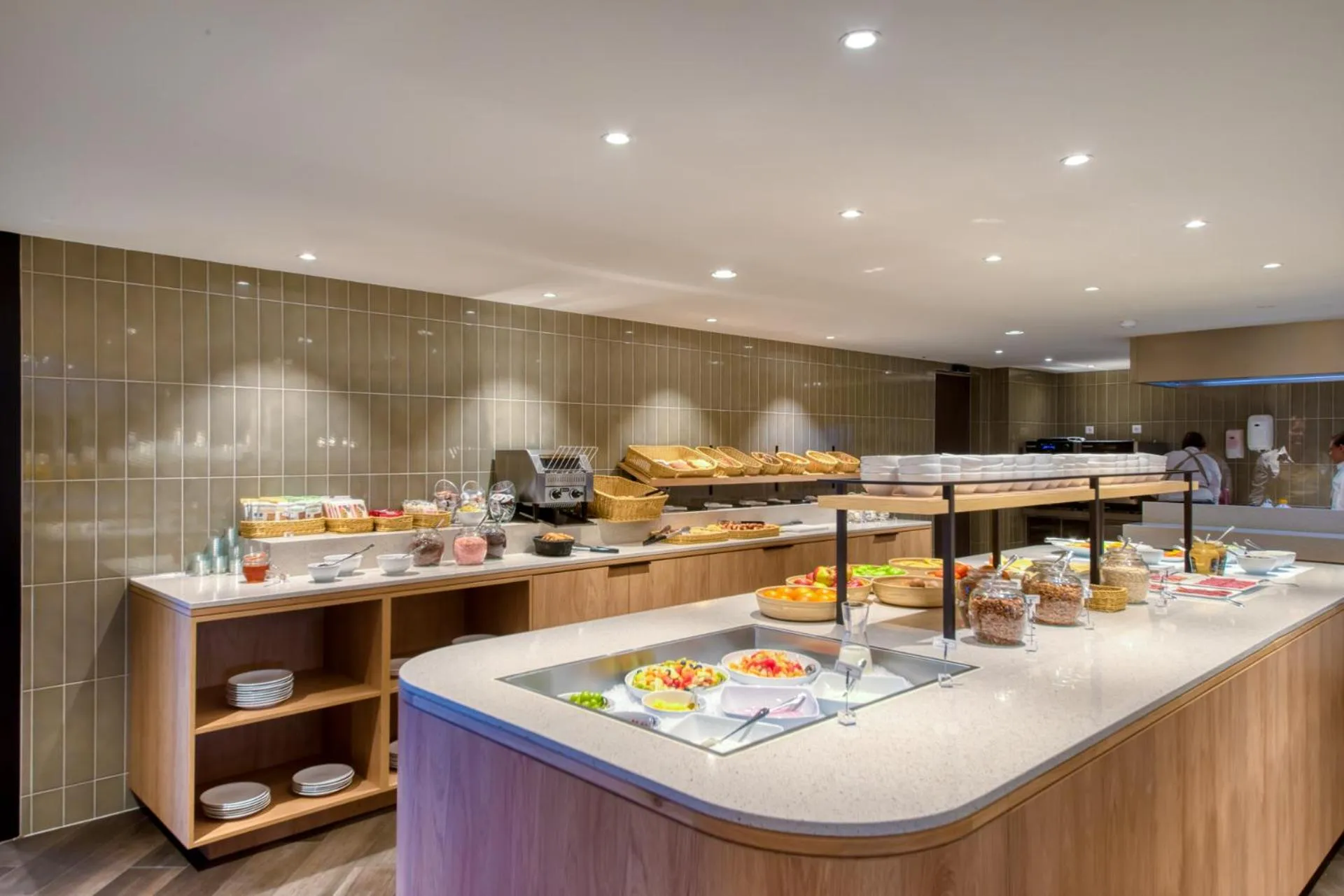 Buffet breakfast in Hotel de Schelde