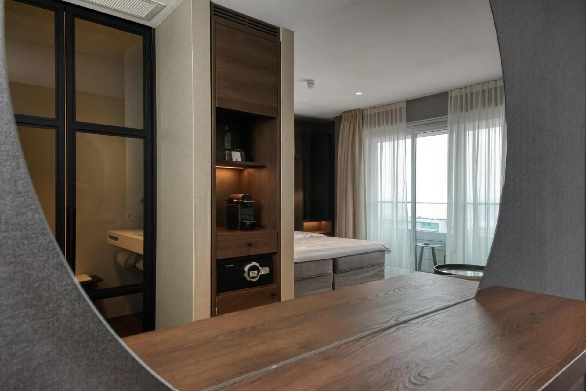 hair dresser, Bed in Hotel de Schelde